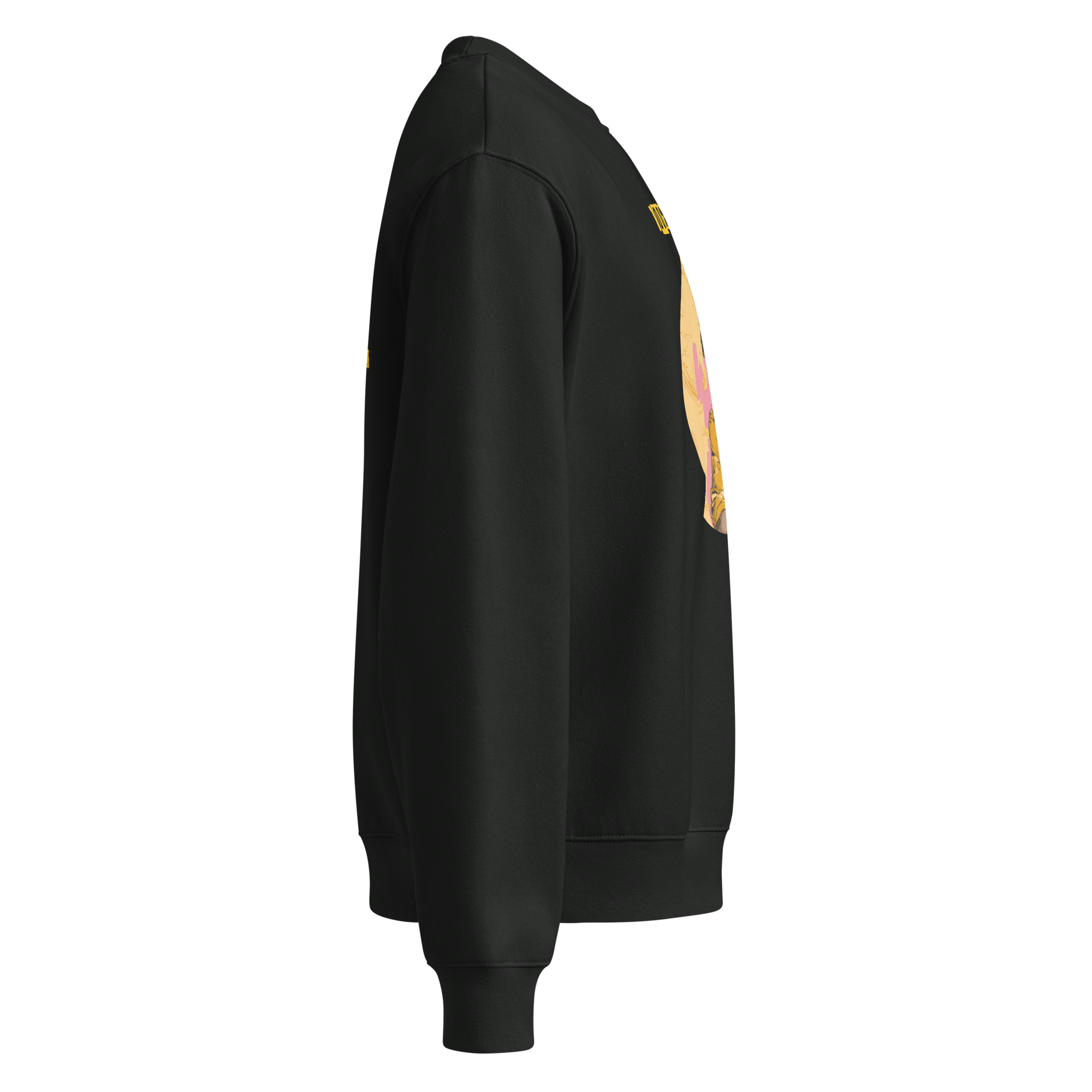 Xantho Philos™ Oversized Sweatshirt in Vintage Black for men, washed heavyweight sweatshirt with a relaxed oversized fit