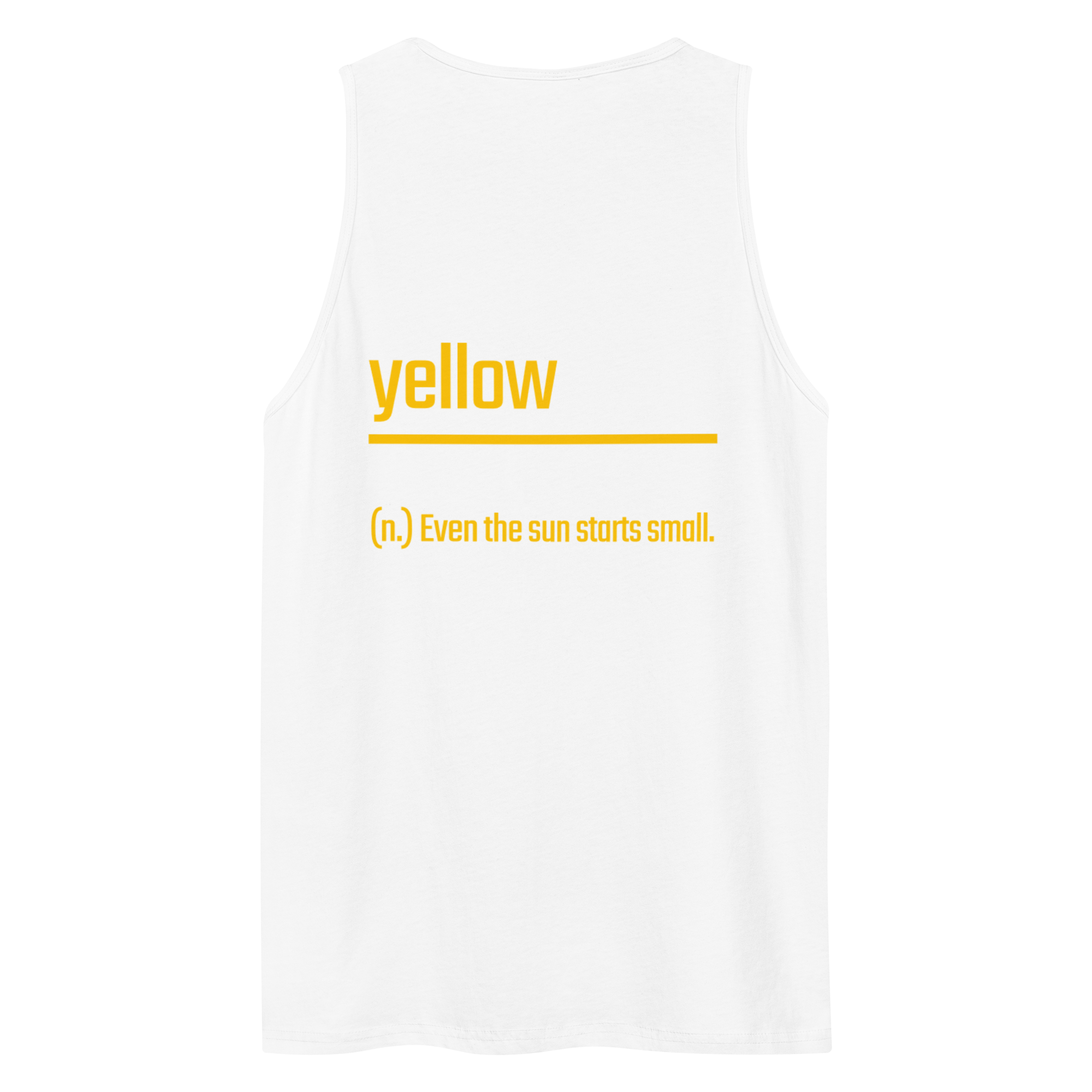 Xantho Philos™ Tank Top in White for men, crisp minimalist tank top with a breathable everyday fit