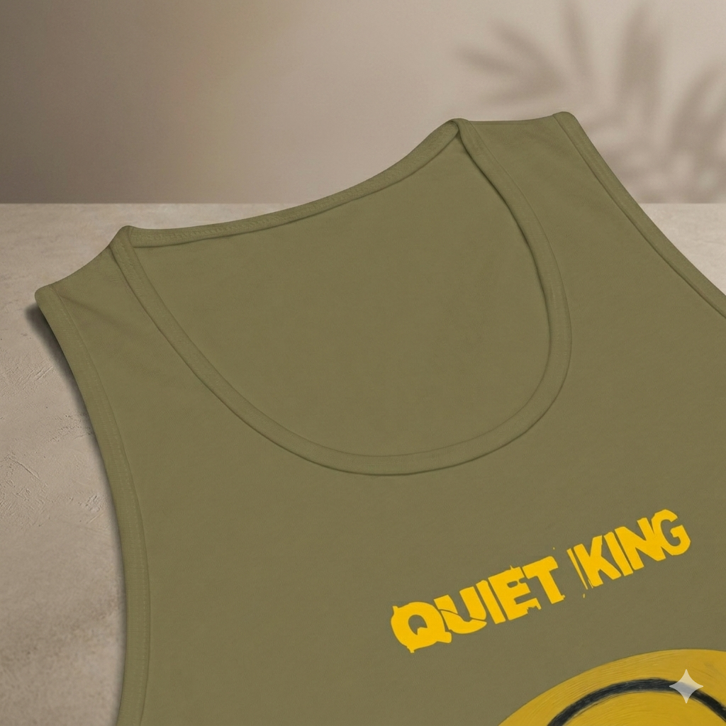 Xantho Philos™ Tank Top in Military Green for men, athletic streetwear tank with a grounded utilitarian tone