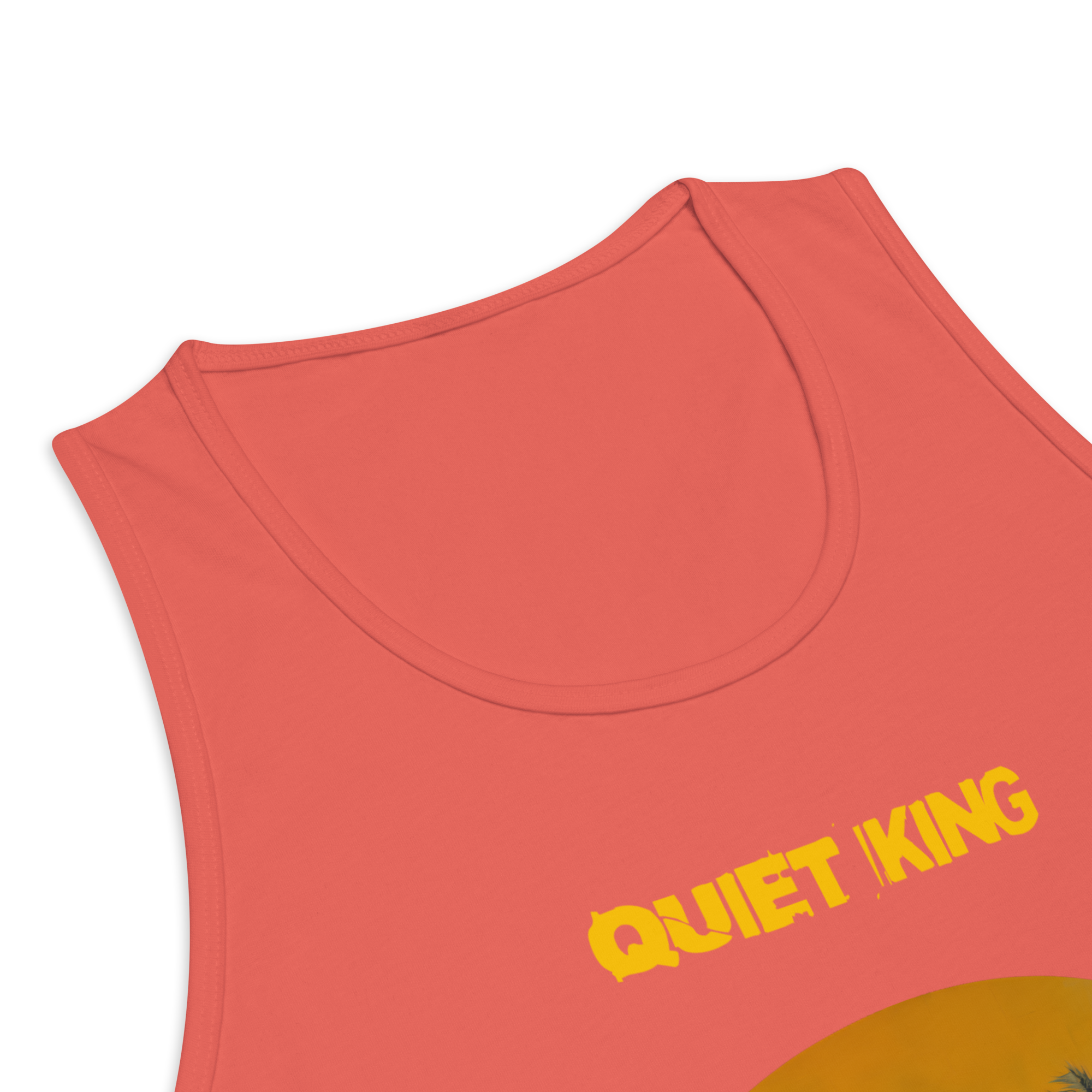 Xantho Philos™ Tank Top in Coral for men, lightweight summer tank top with a vibrant casual tone