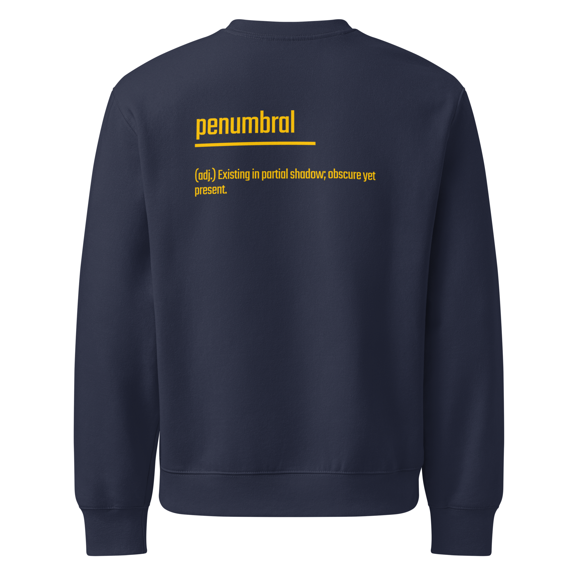 Xantho Philos™ Oversized Sweatshirt in Navy for men, minimalist premium sweatshirt with everyday streetwear style