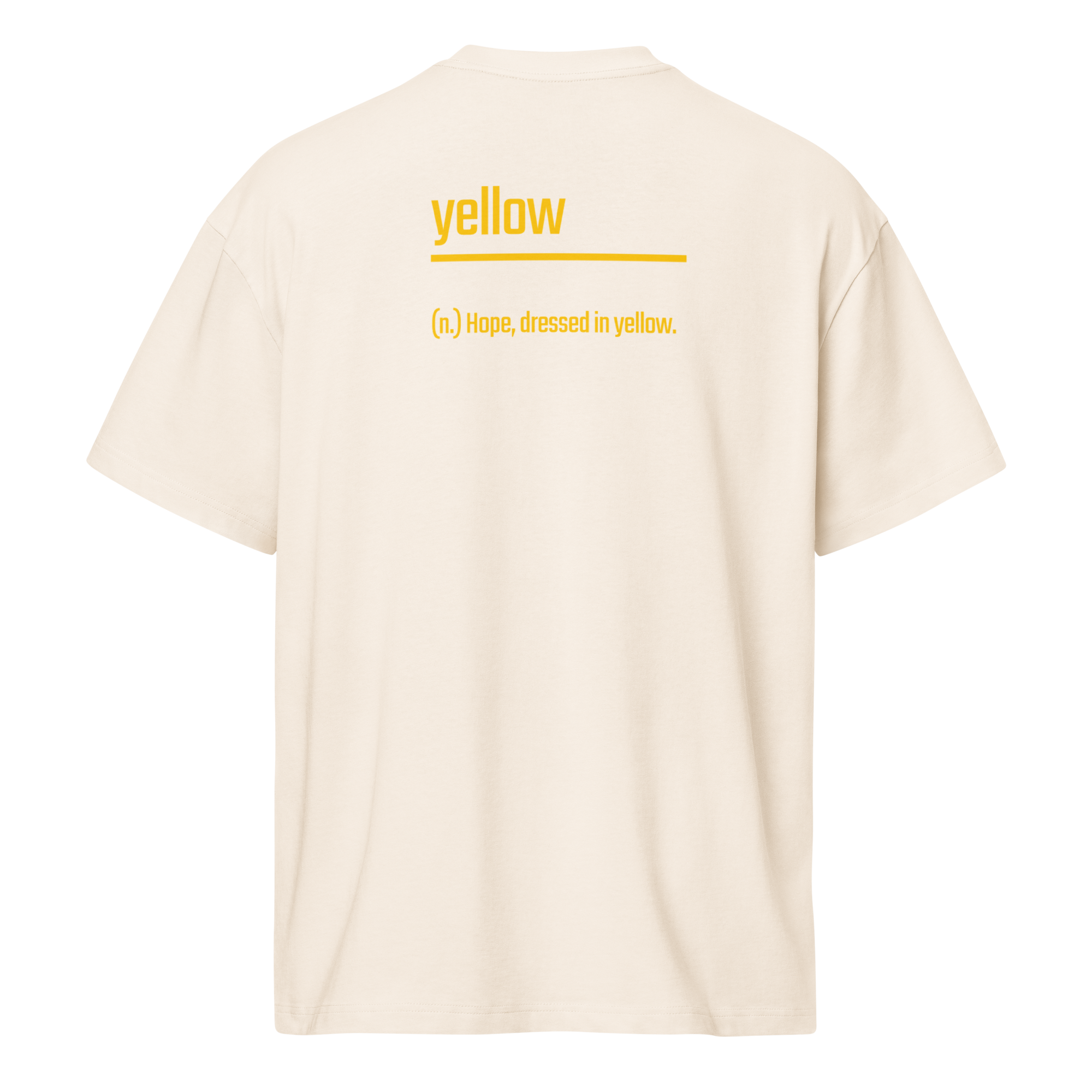 Xantho Philos™ Box Tee in Vintage White for men, soft-toned box tee with a minimalist oversized fit