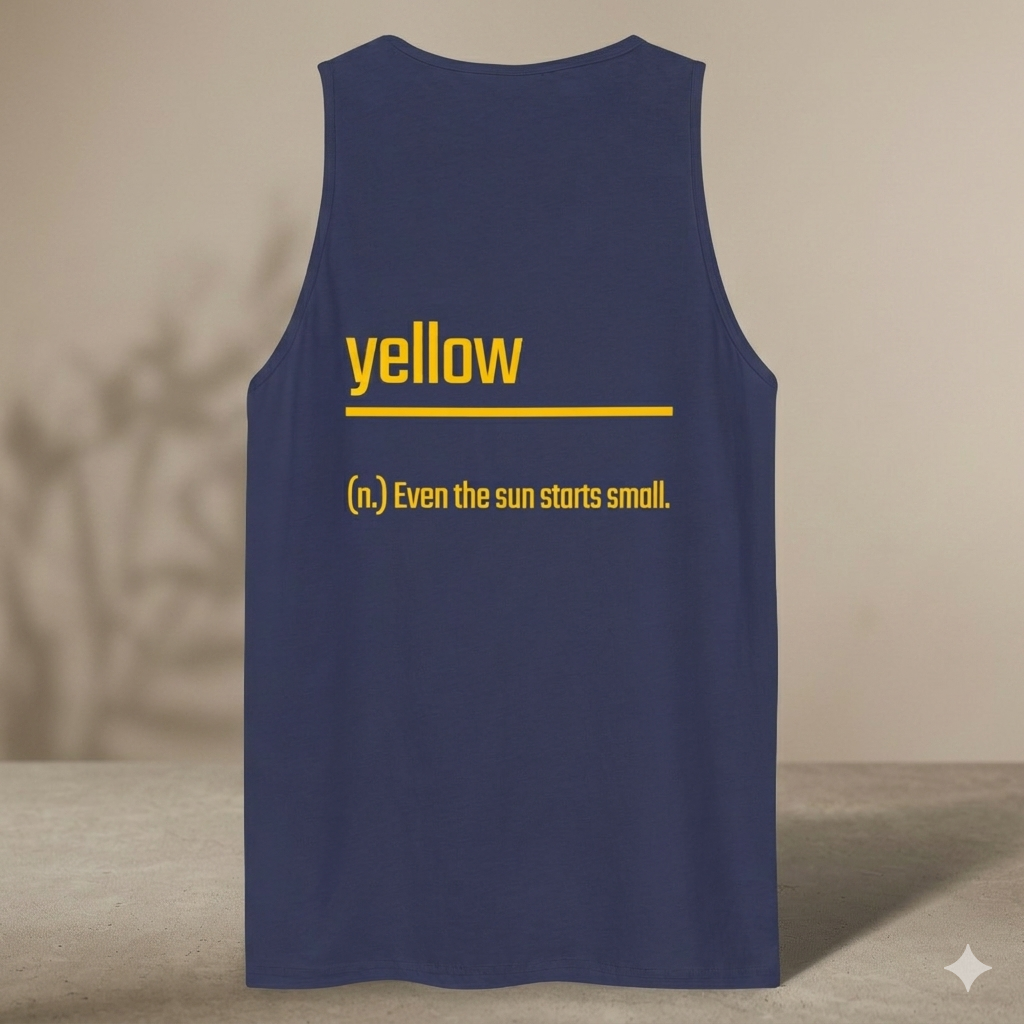 Xantho Philos™ Tank Top in Harbor Blue for men, lightweight premium tank top with a clean casual tone