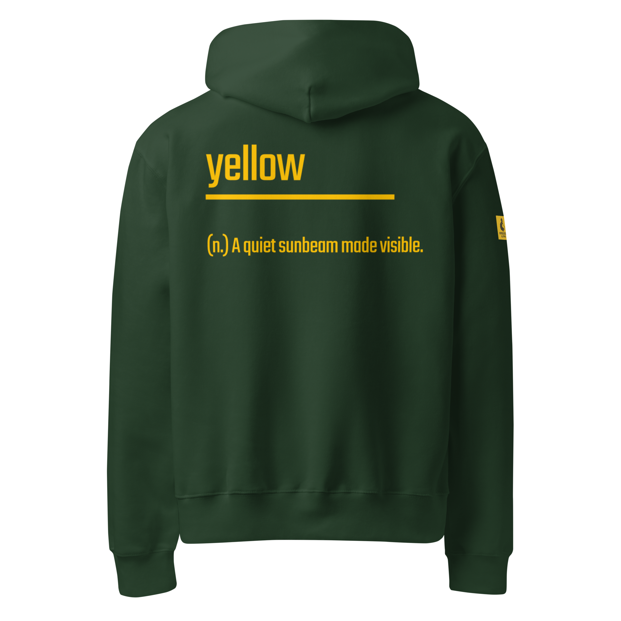 Xantho Philos™ Oversized Hoodie in Forest for men, elevated everyday streetwear with a relaxed oversized fit