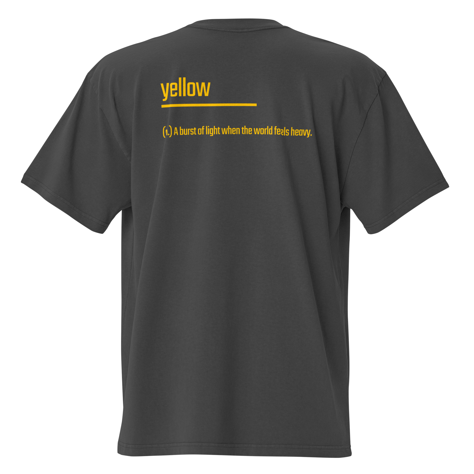 Xantho Philos™ Oversized Faded T-Shirt in Faded Black for men, vintage-wash streetwear with a relaxed oversized fit