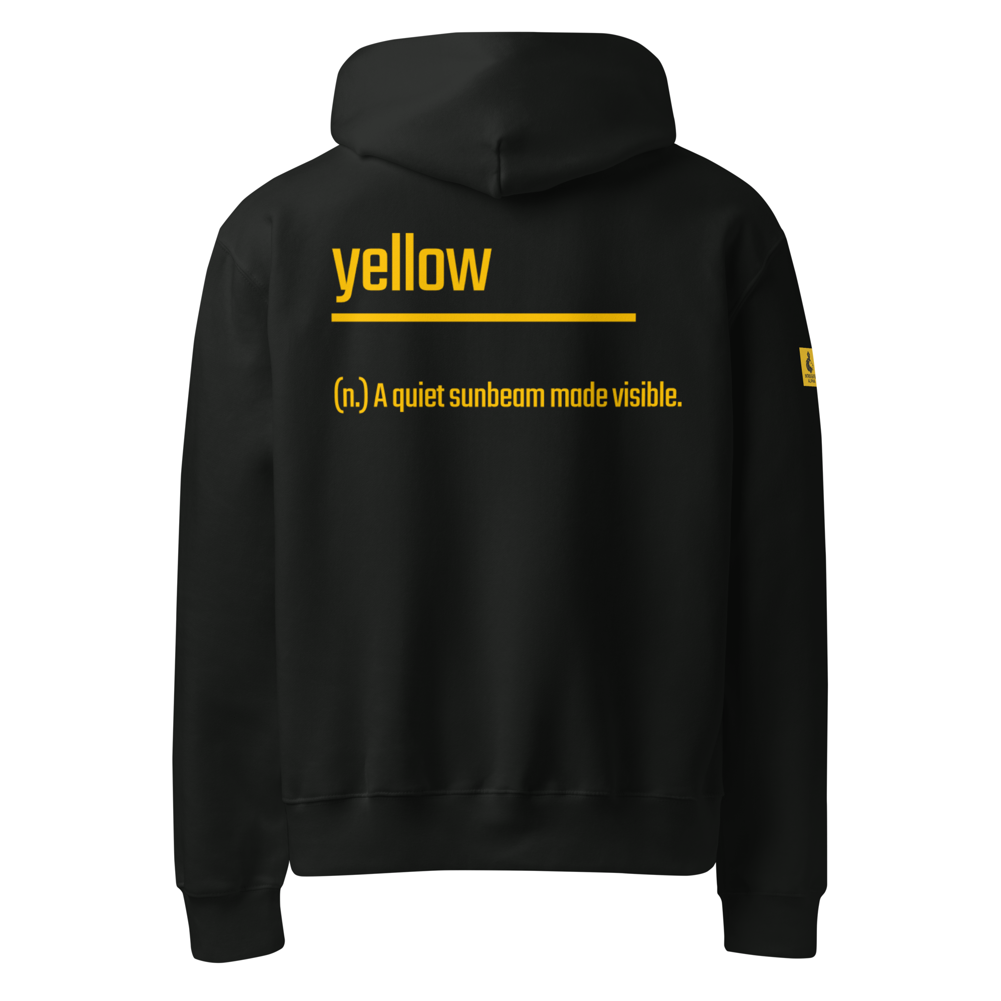 Xantho Philos™ Oversized Hoodie in Vintage Black for men, premium heavyweight streetwear with a relaxed oversized fit