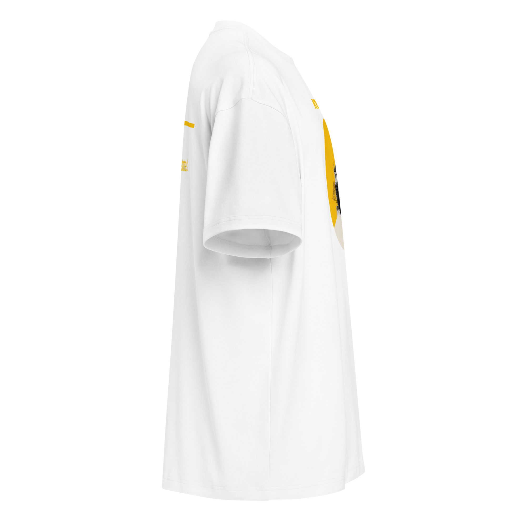 Xantho Philos™ Box Tee in White for men, crisp structured box tee with a clean premium finish