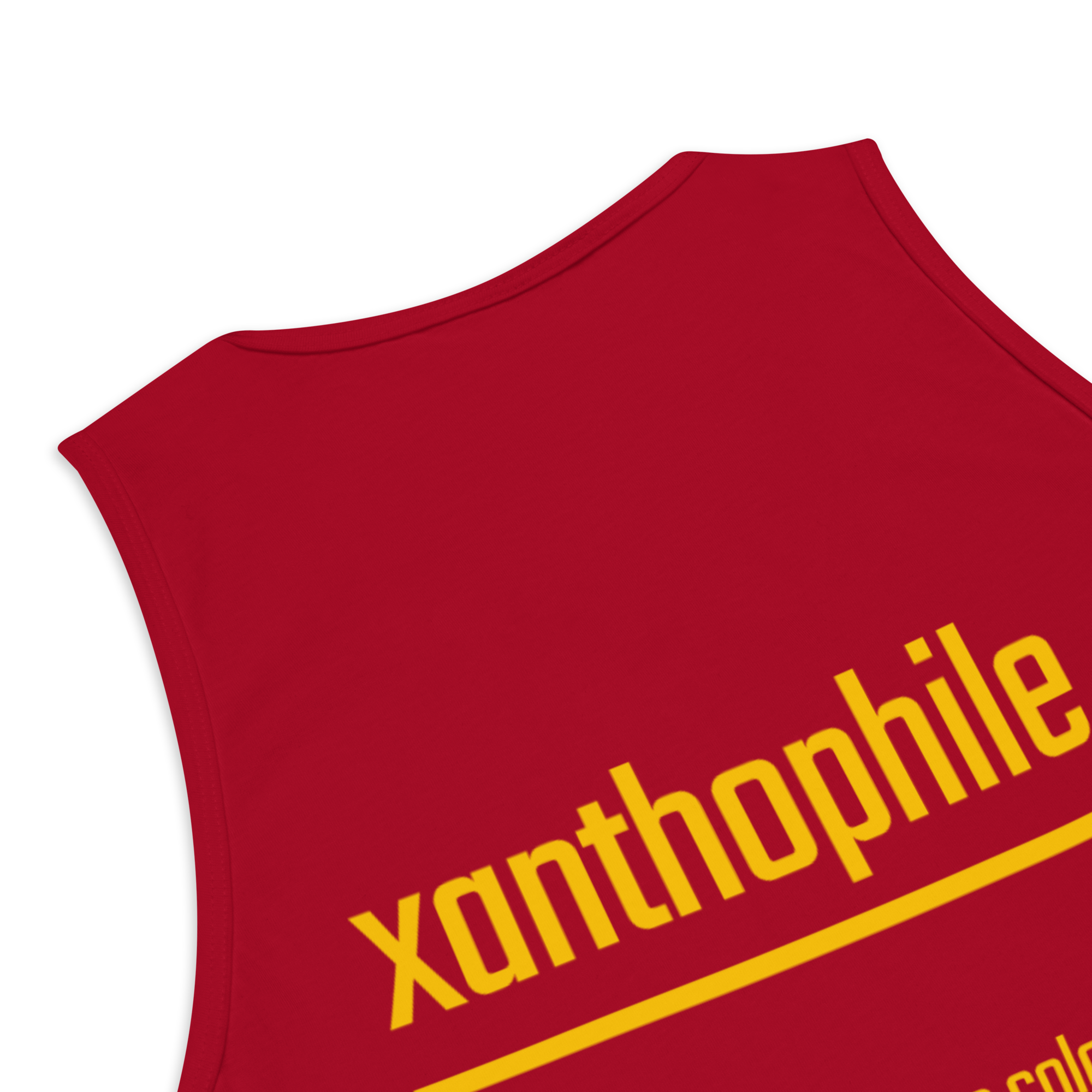 Xantho Philos™ Tank Top in Red for men, bold premium tank top with lightweight streetwear style