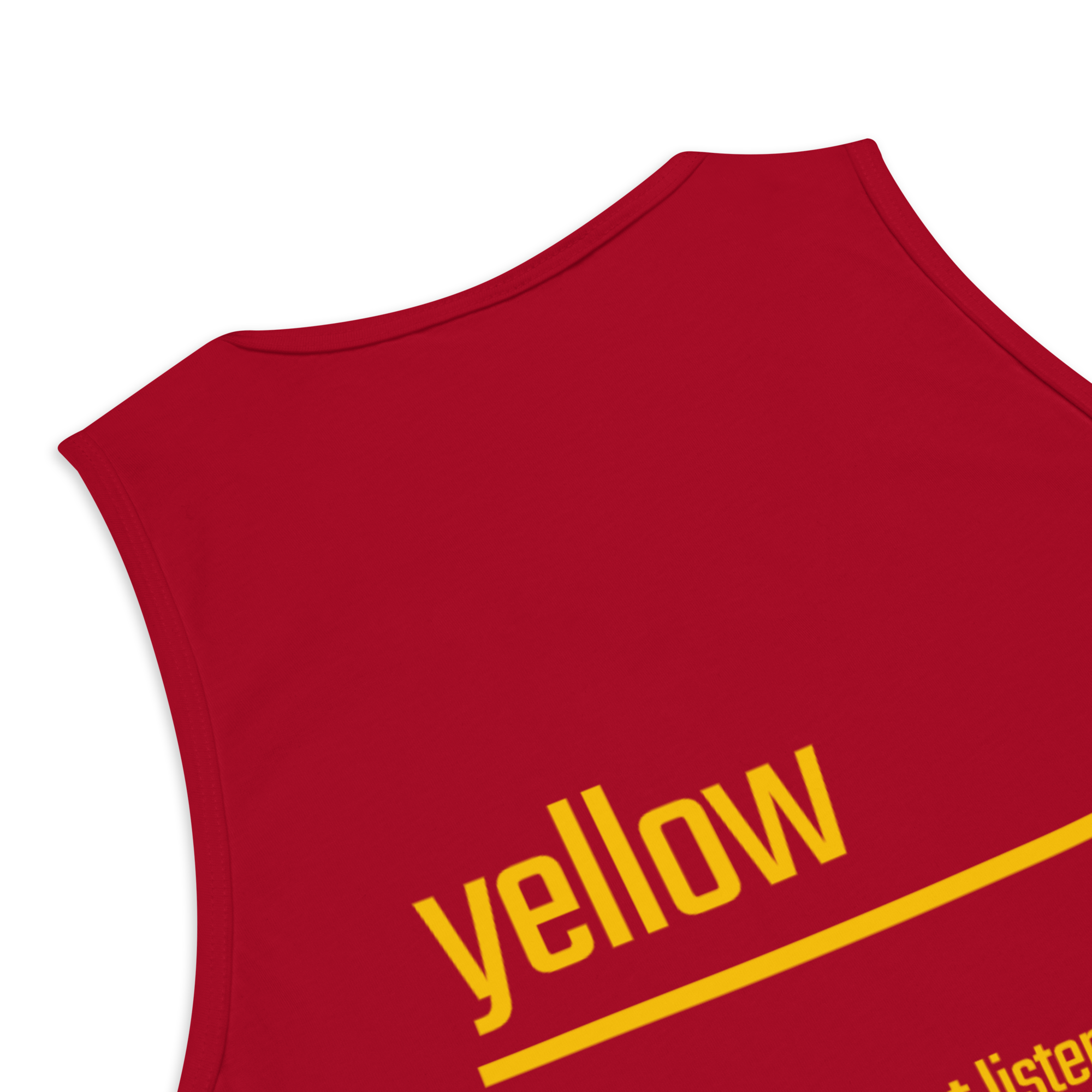Xantho Philos™ Tank Top in Red for men, bold premium tank top with lightweight streetwear style