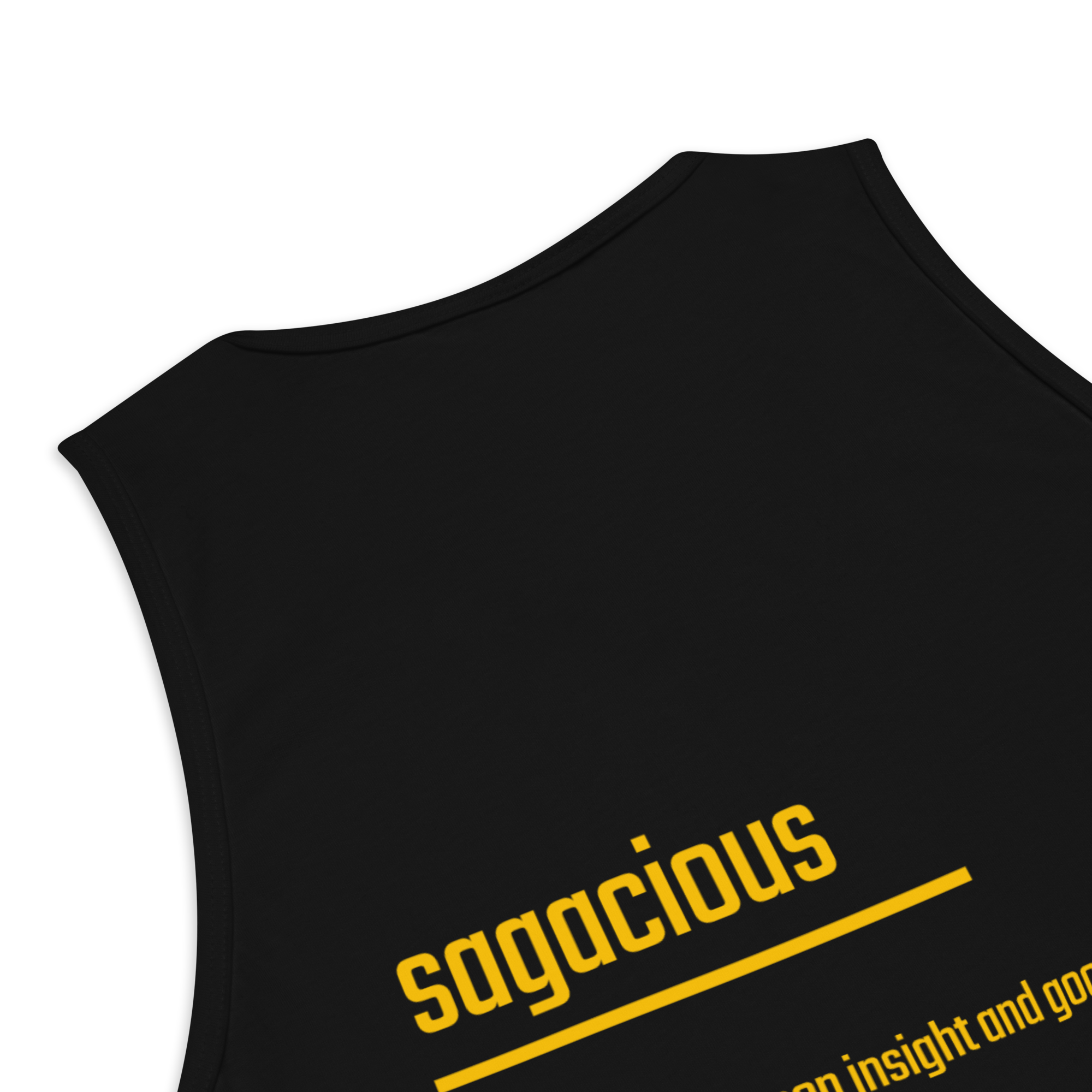 IntrovertedAlpha™ Tank Top in Black for men, premium everyday tank with a clean athletic fit