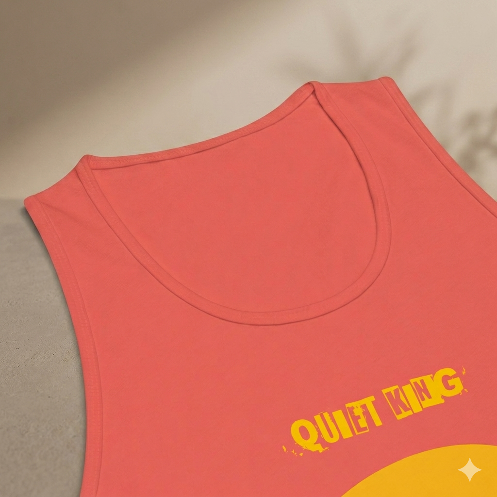 Xantho Philos™ Tank Top in Coral for men, lightweight summer tank top with a vibrant casual tone