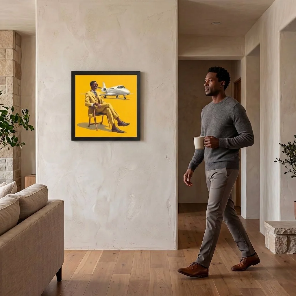 Success Without Spectacle — Enhanced Matte Framed Wall Art