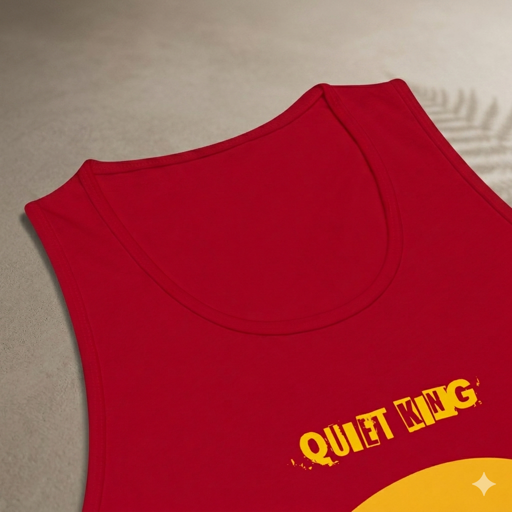 Xantho Philos™ Tank Top in Red for men, bold premium tank top with lightweight streetwear style