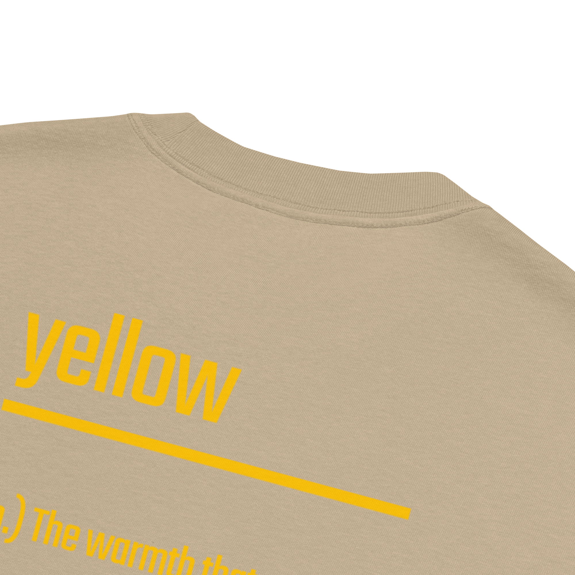 Xantho Philos™ Oversized Faded T-Shirt in Faded Khaki for men, neutral oversized T-shirt with casual streetwear style