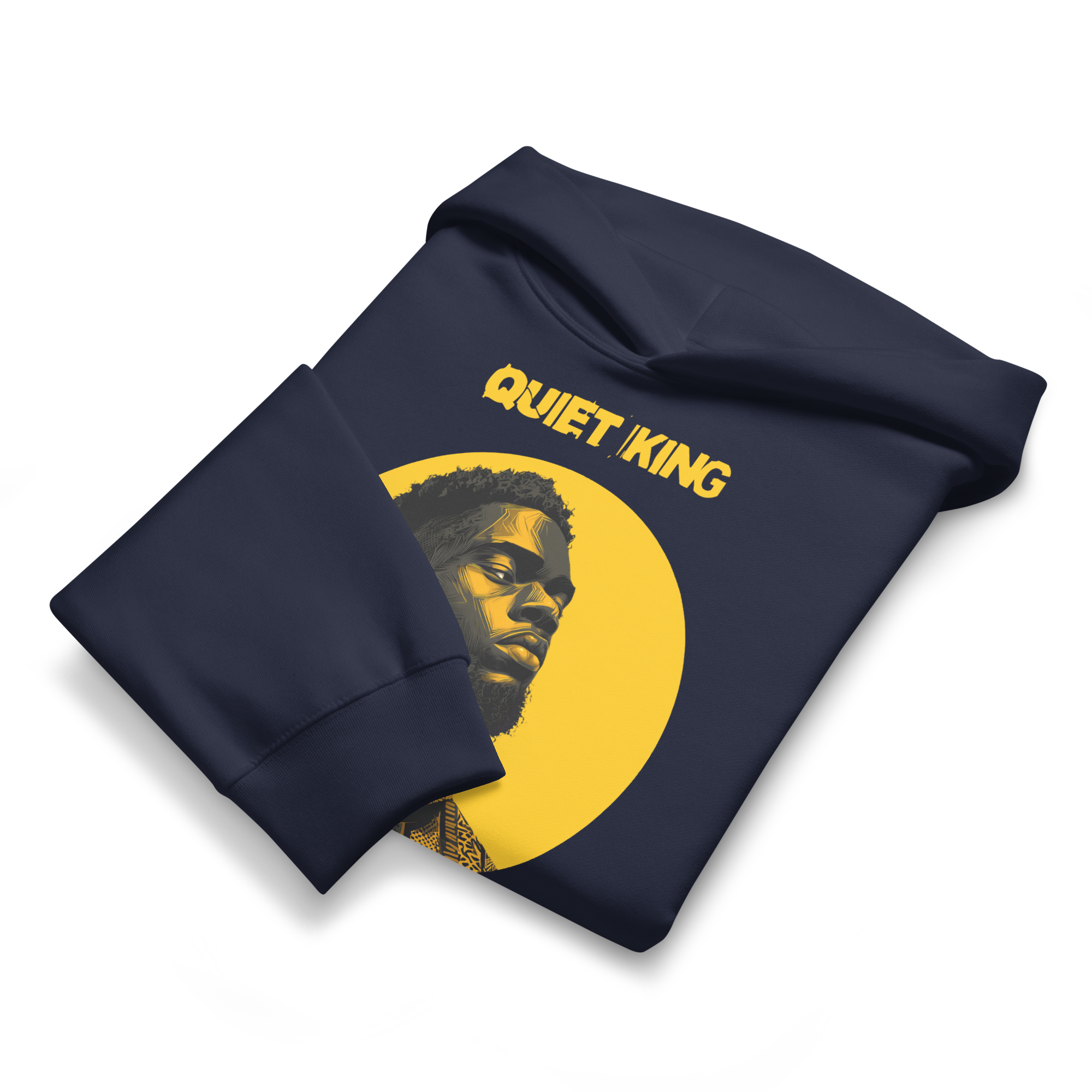 Xantho Philos™ Oversized Hoodie in Navy for men, minimalist heavyweight hoodie with a relaxed streetwear fit