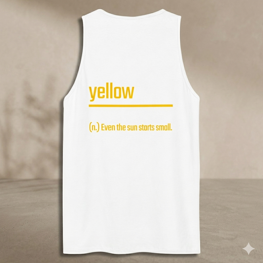Xantho Philos™ Tank Top in White for men, crisp minimalist tank top with a breathable everyday fit