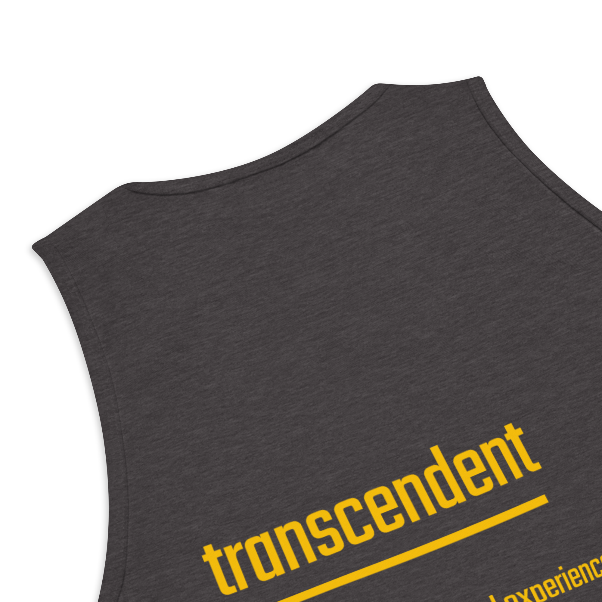IntrovertedAlpha™ Tank Top in Charcoal Heather for men, soft-blend tank top with a clean everyday fit