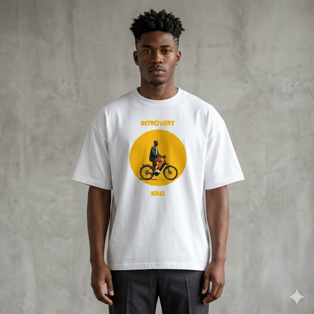 Xantho Philos™ Box Tee in White for men, crisp structured box tee with a clean premium finish