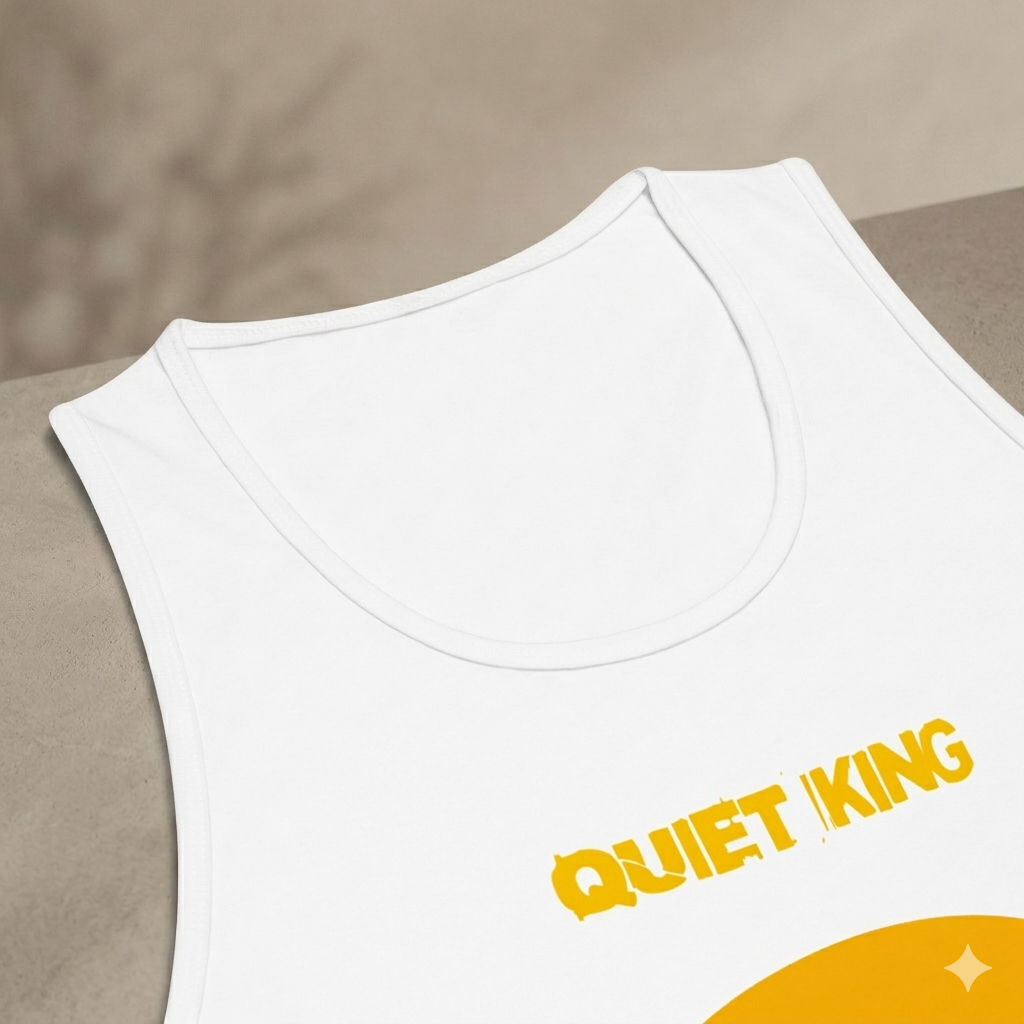 Xantho Philos™ Tank Top in White for men, crisp minimalist tank top with a breathable everyday fit