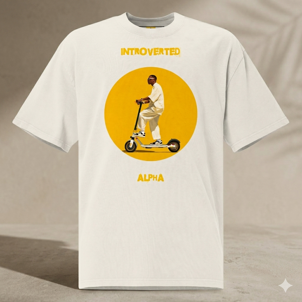 Xantho Philos™ Oversized Faded T-Shirt in Faded Bone for men, soft neutral oversized T-shirt with a minimalist streetwear feel