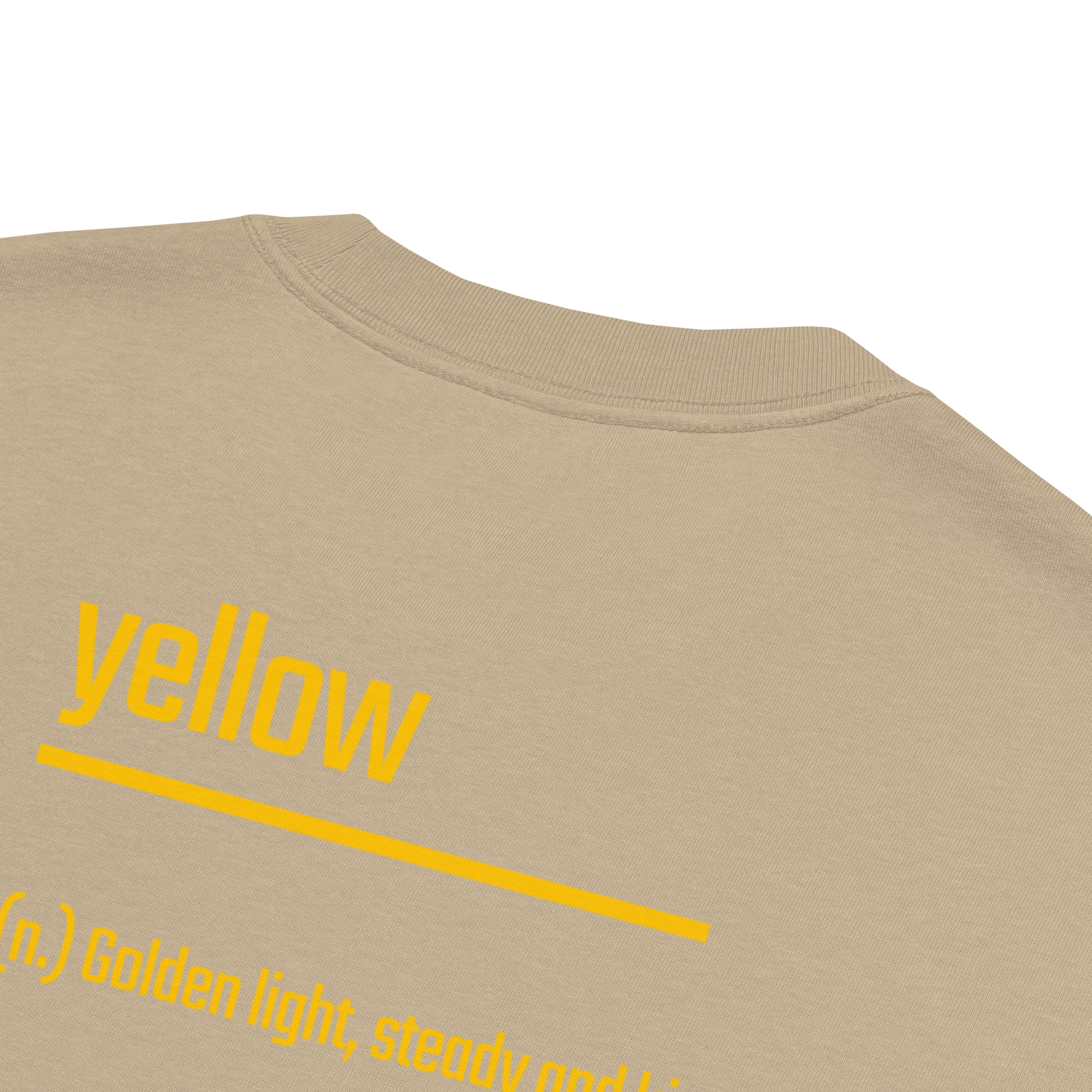 Xantho Philos™ Oversized Faded T-Shirt in Faded Khaki for men, neutral oversized T-shirt with casual streetwear style