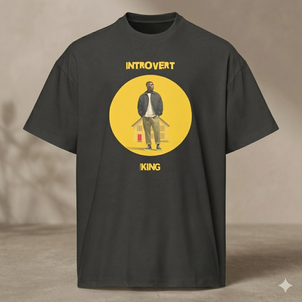 Xantho Philos™ Box Tee in Vintage Black for men, washed boxy T-shirt with a relaxed streetwear silhouette