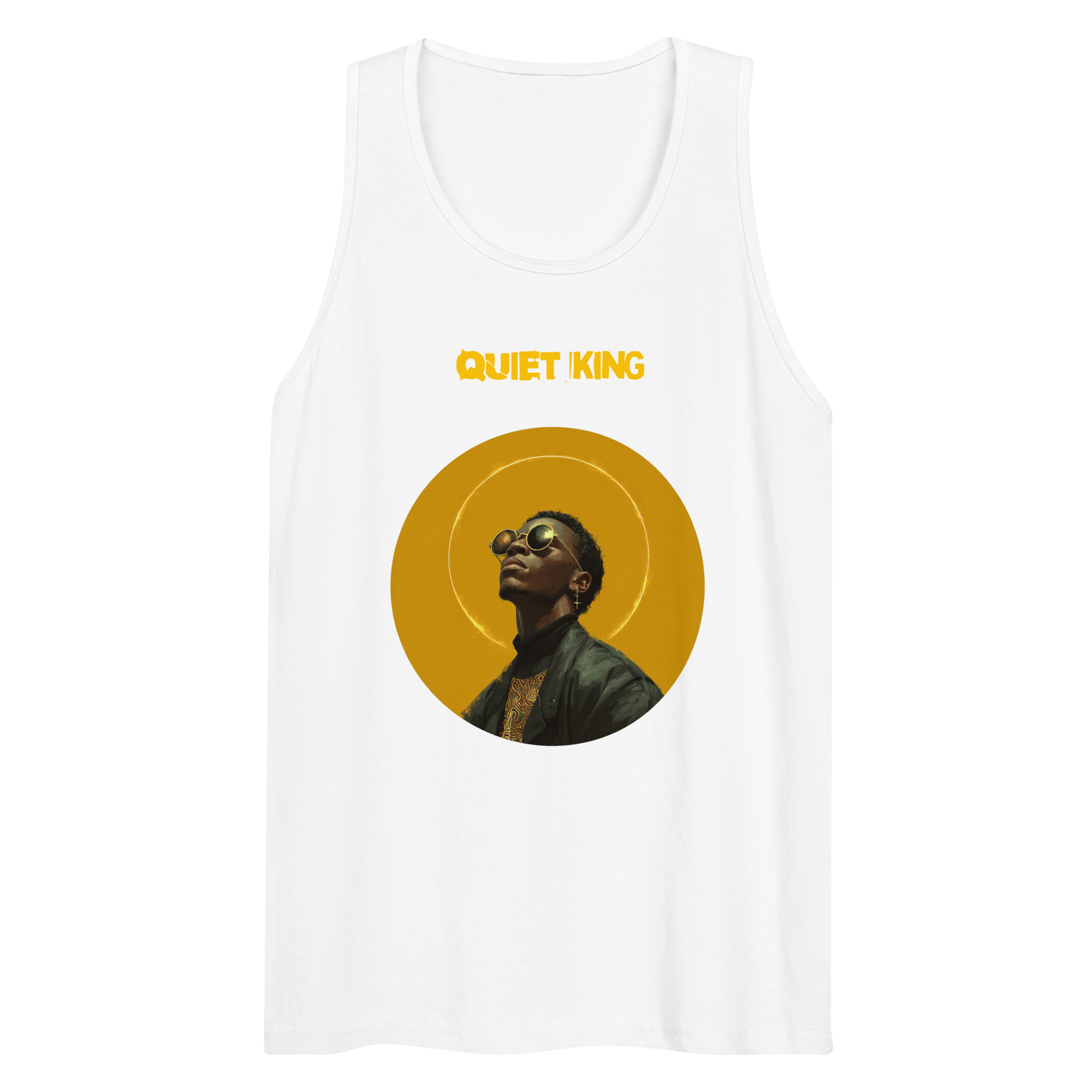 Xantho Philos™ Tank Top in White for men, crisp minimalist tank top with a breathable everyday fit
