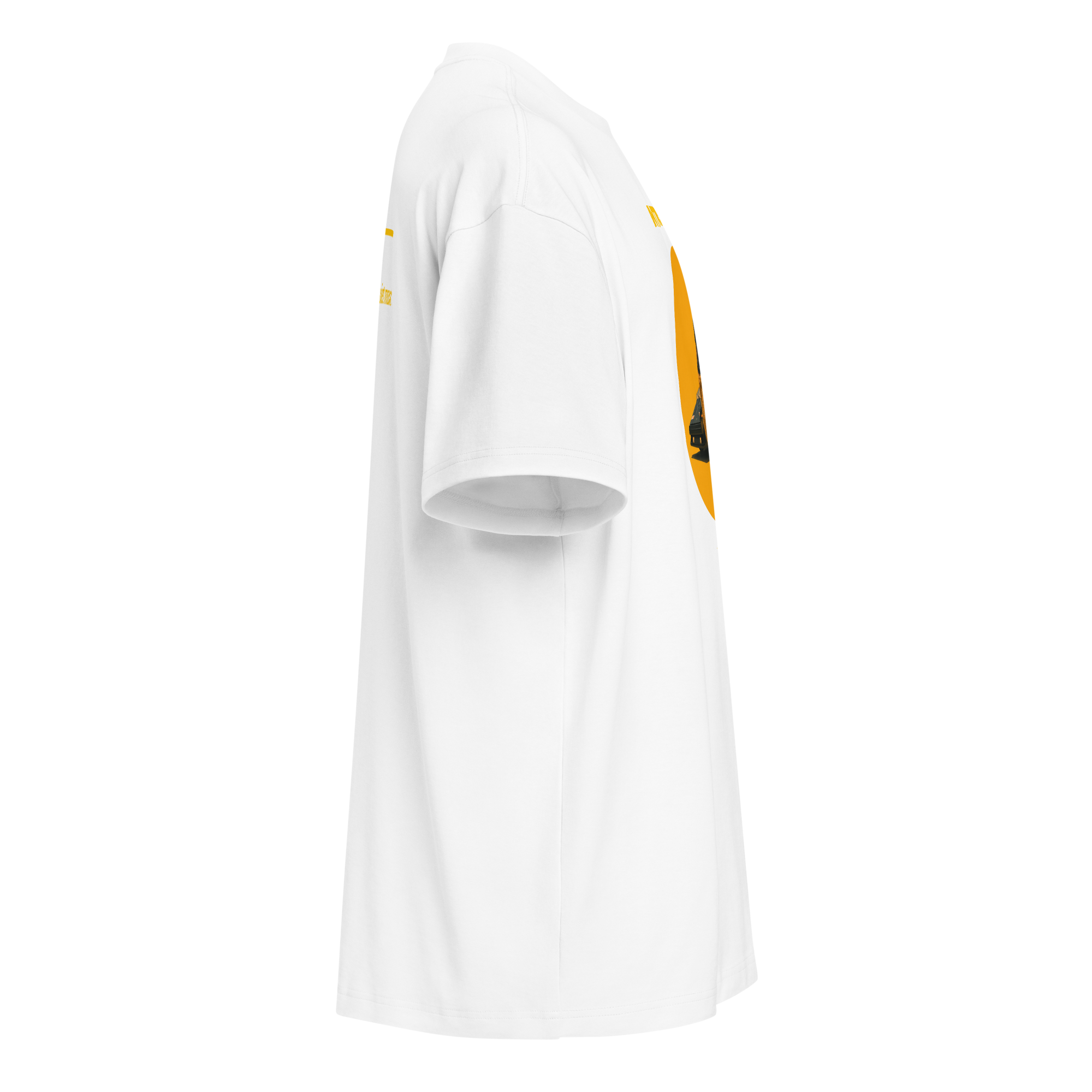 Xantho Philos™ Box Tee in White for men, crisp structured box tee with a clean premium finish