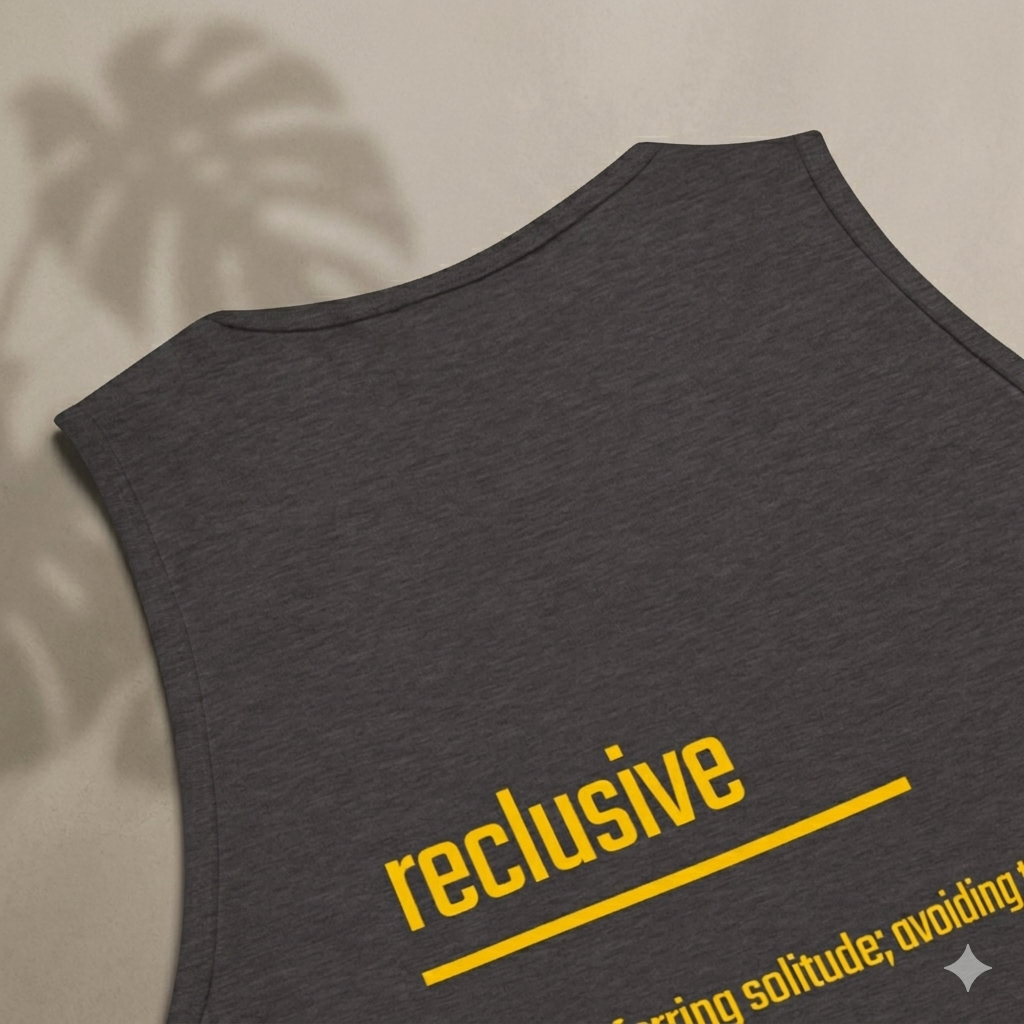 Xantho Philos™ Tank Top in Charcoal Heather for men, soft-blend tank top with a clean everyday fit