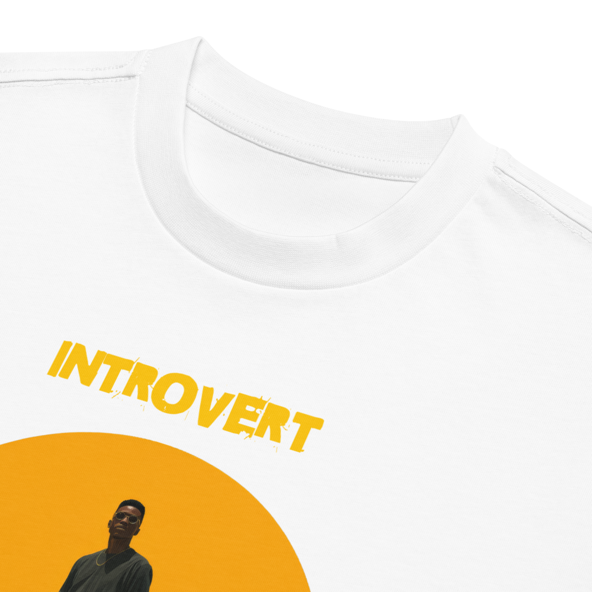Xantho Philos™ Box Tee in White for men, crisp structured box tee with a clean premium finish
