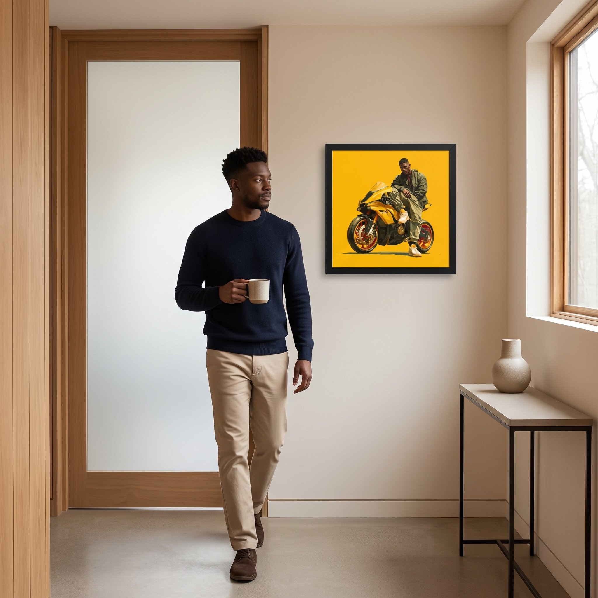 Controlled Power — Enhanced Matte Framed Wall Art
