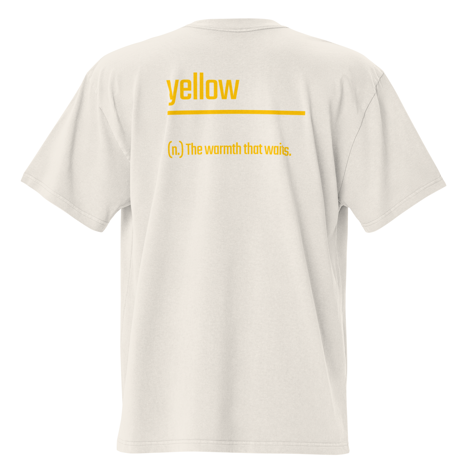 Xantho Philos™ Oversized Faded T-Shirt in Faded Bone for men, soft neutral oversized T-shirt with a minimalist streetwear feel
