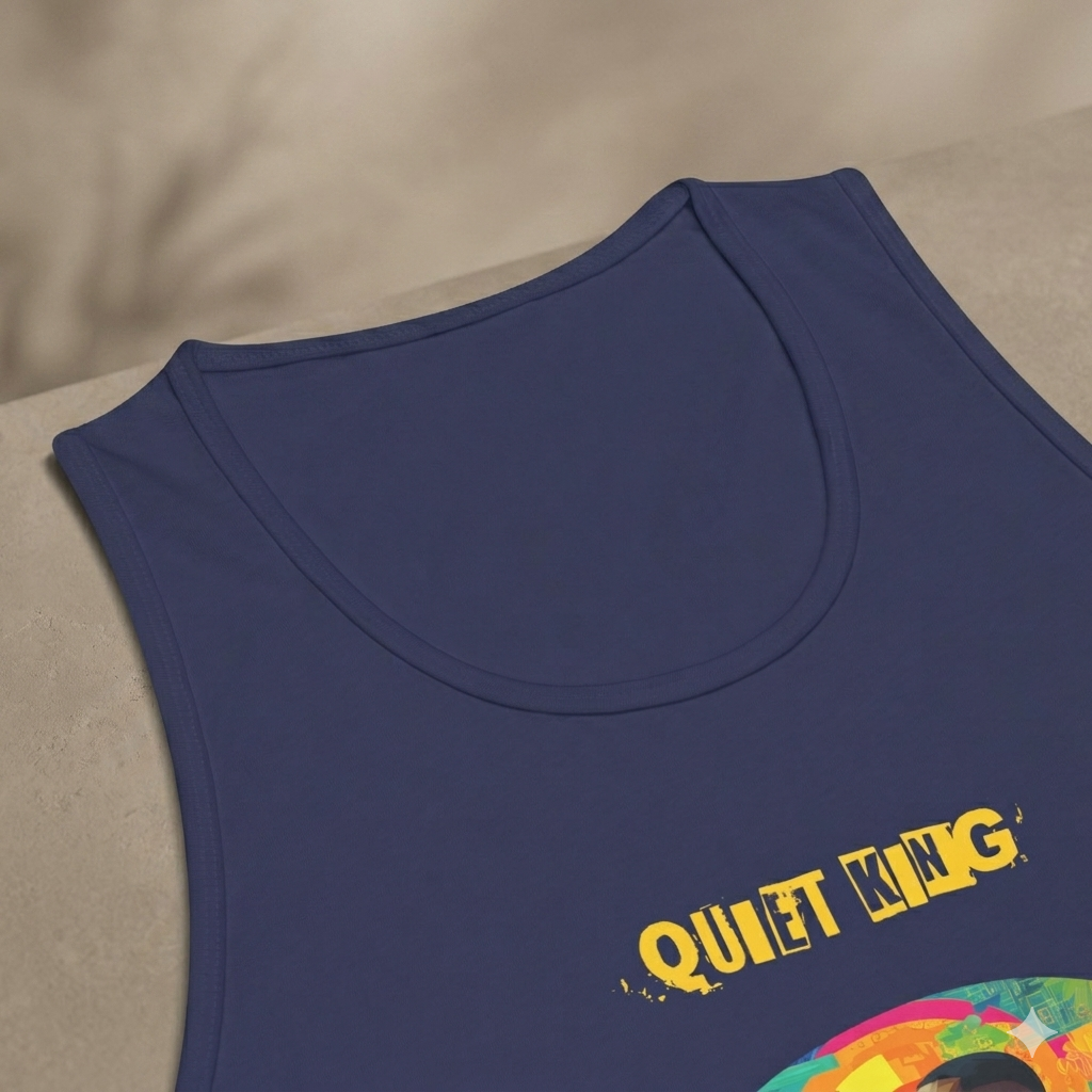 IntrovertedAlpha™ Tank Top in Harbor Blue for men, lightweight premium tank top with a clean casual tone