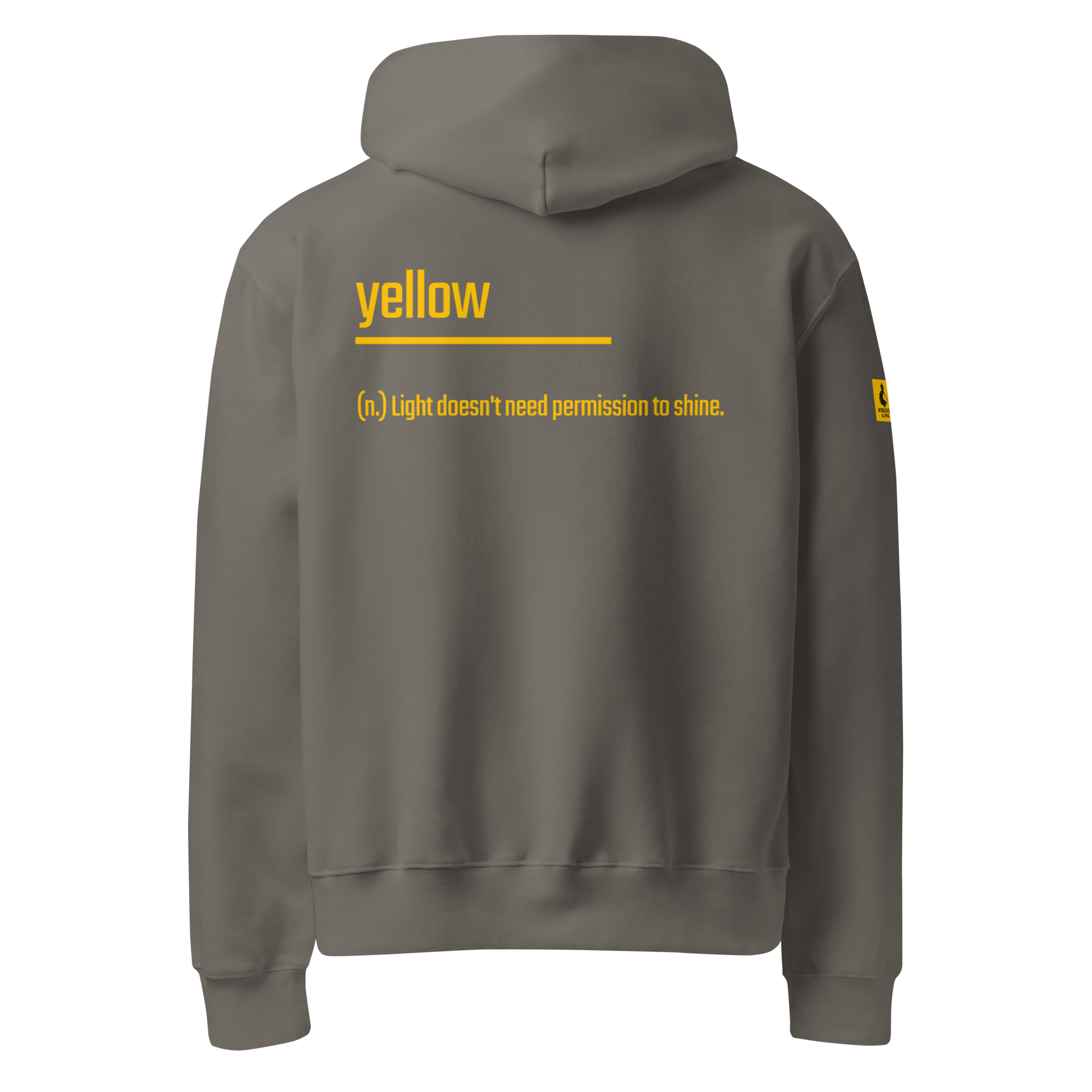 Xantho Philos™ Oversized Hoodie in Asphalt for men, clean minimalist hoodie with premium heavyweight comfort