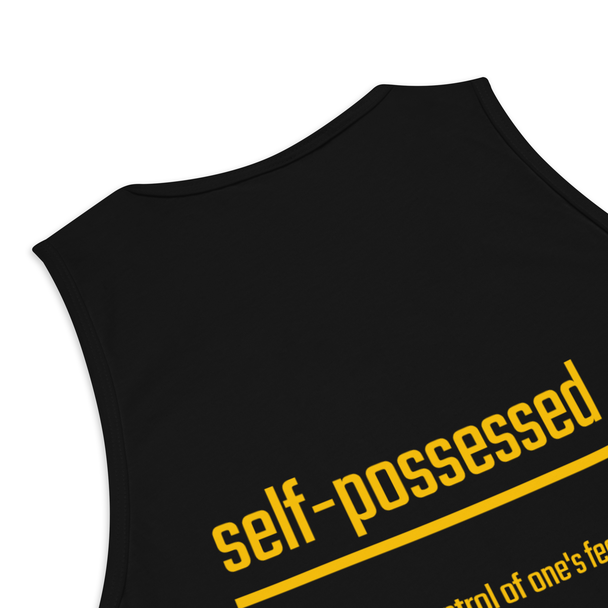 IntrovertedAlpha™ Tank Top in Black for men, premium everyday tank with a clean athletic fit