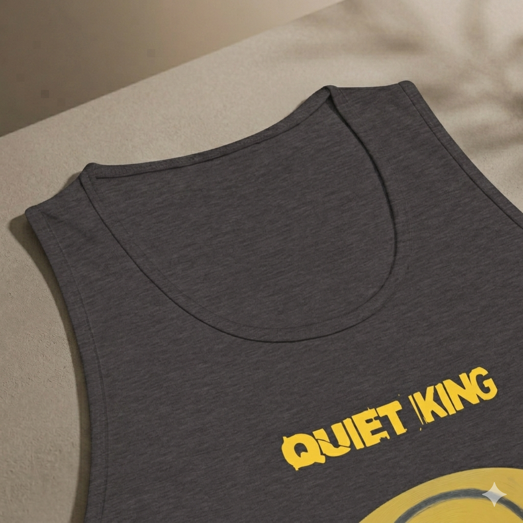 Xantho Philos™ Tank Top in Charcoal Heather for men, soft-blend tank top with a clean everyday fit