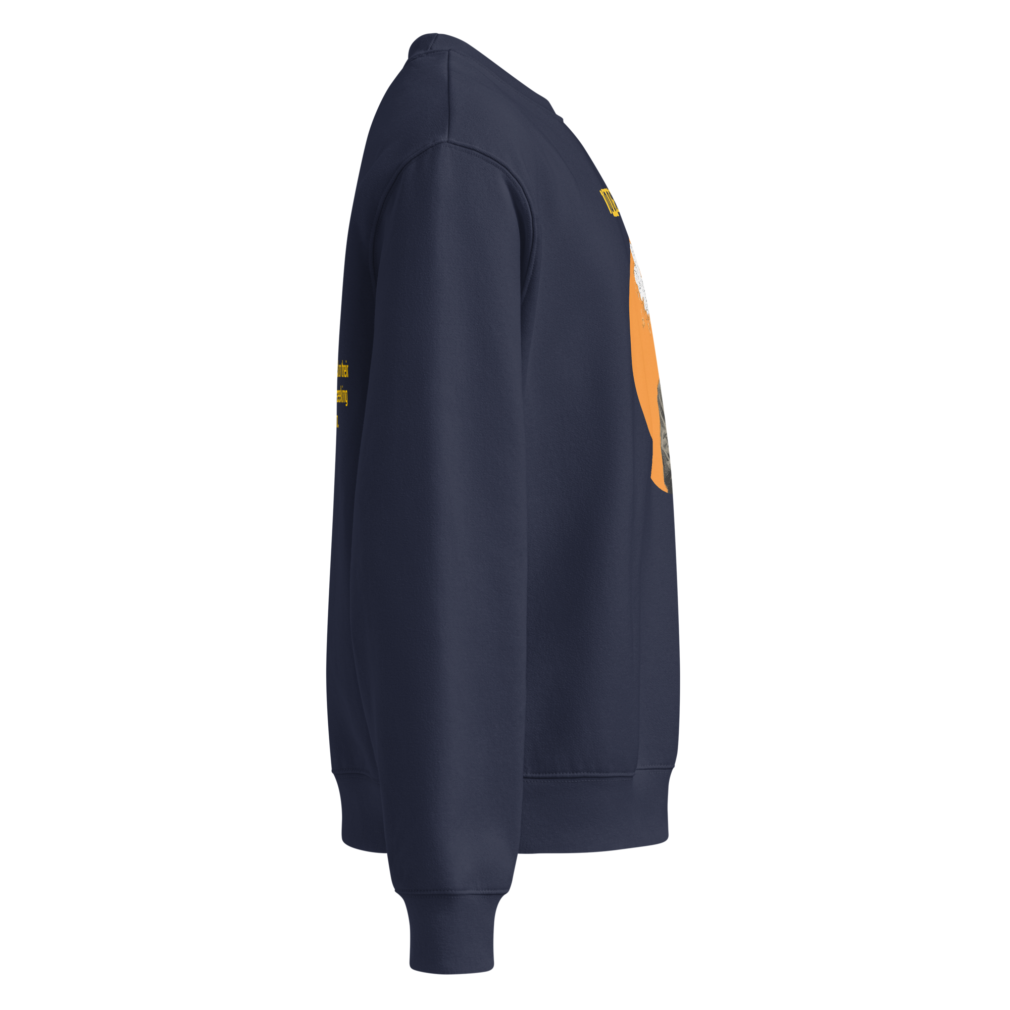 Xantho Philos™ Oversized Sweatshirt in Navy for men, minimalist premium sweatshirt with everyday streetwear style