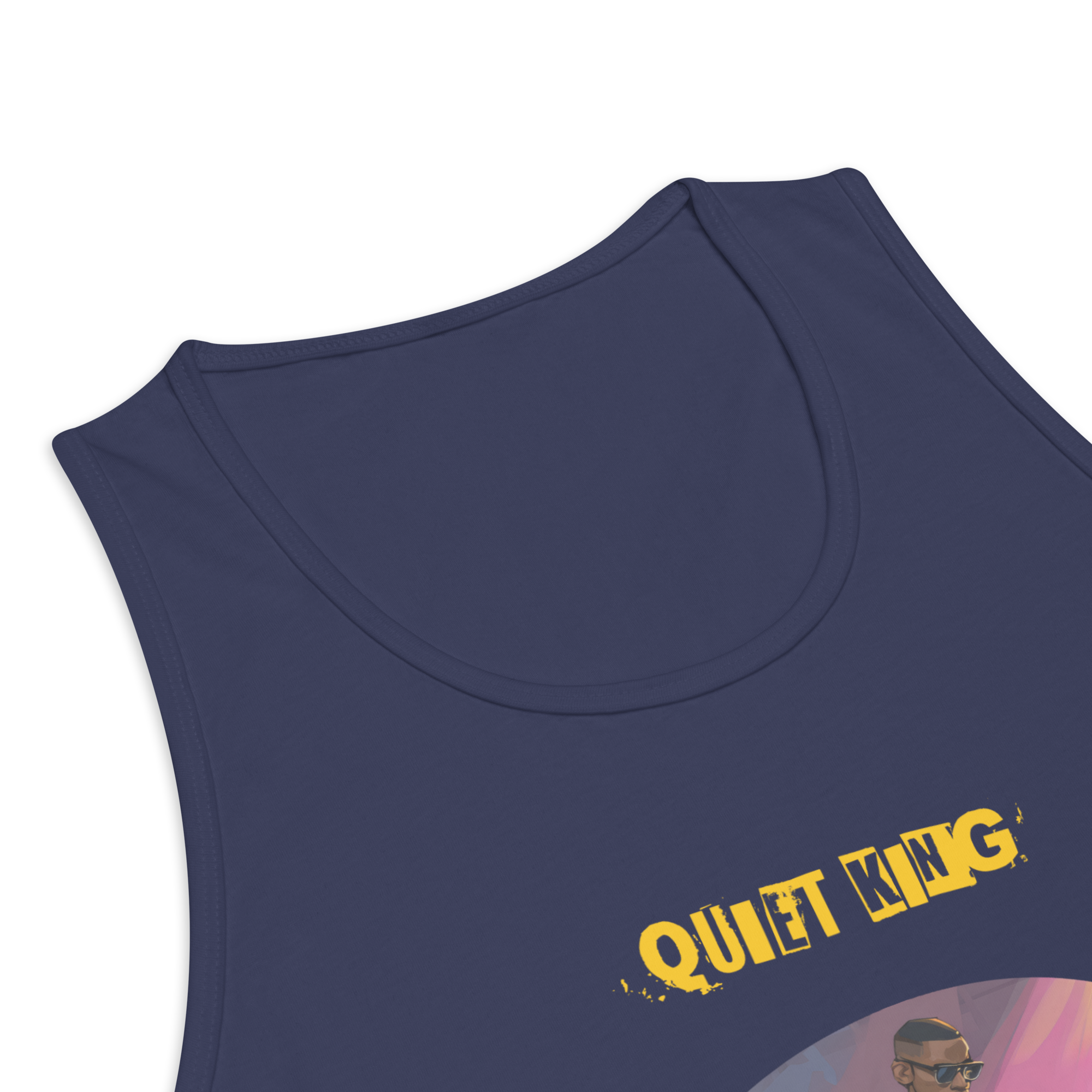 IntrovertedAlpha™ Tank Top in Harbor Blue for men, lightweight premium tank top with a clean casual tone