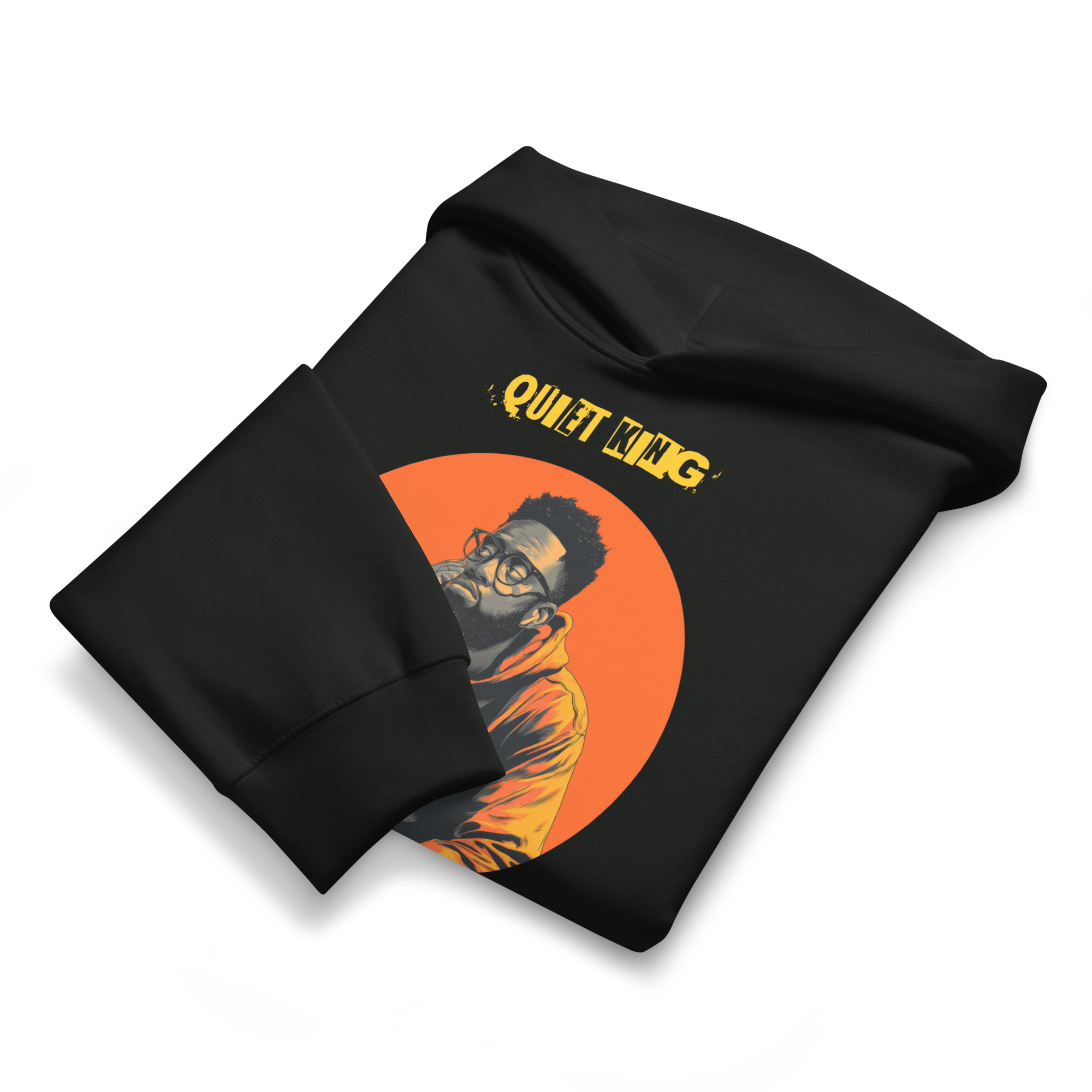 Xantho Philos™ Oversized Hoodie in Vintage Black for men, premium heavyweight streetwear with a relaxed oversized fit