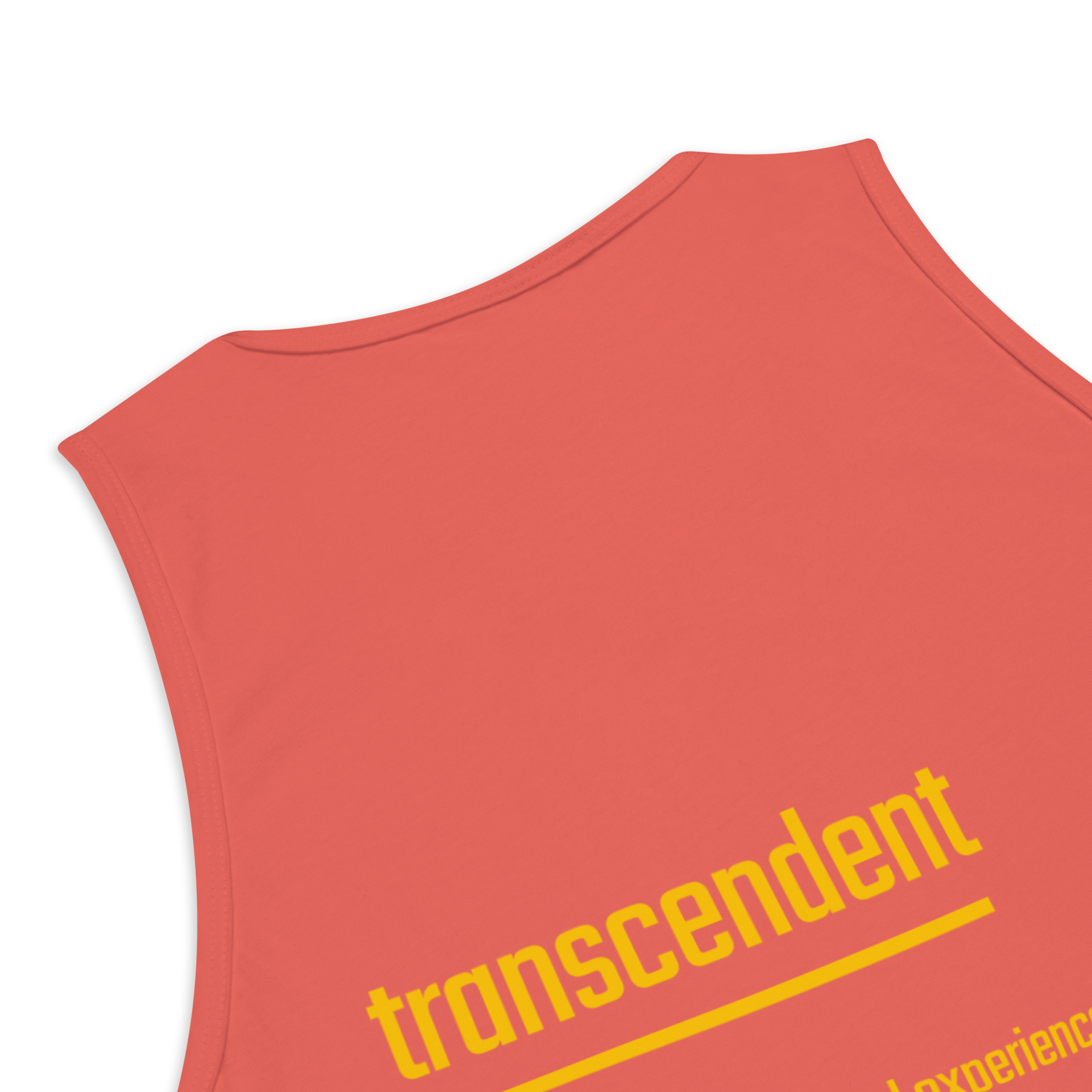 IntrovertedAlpha™ Tank Top in Coral for men, lightweight summer tank top with a vibrant casual tone