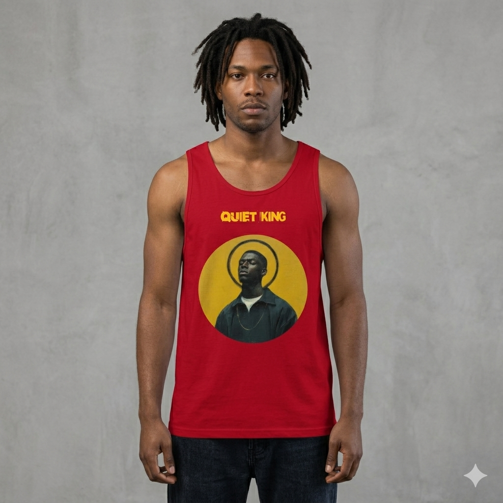Xantho Philos™ Tank Top in Red for men, bold premium tank top with lightweight streetwear style
