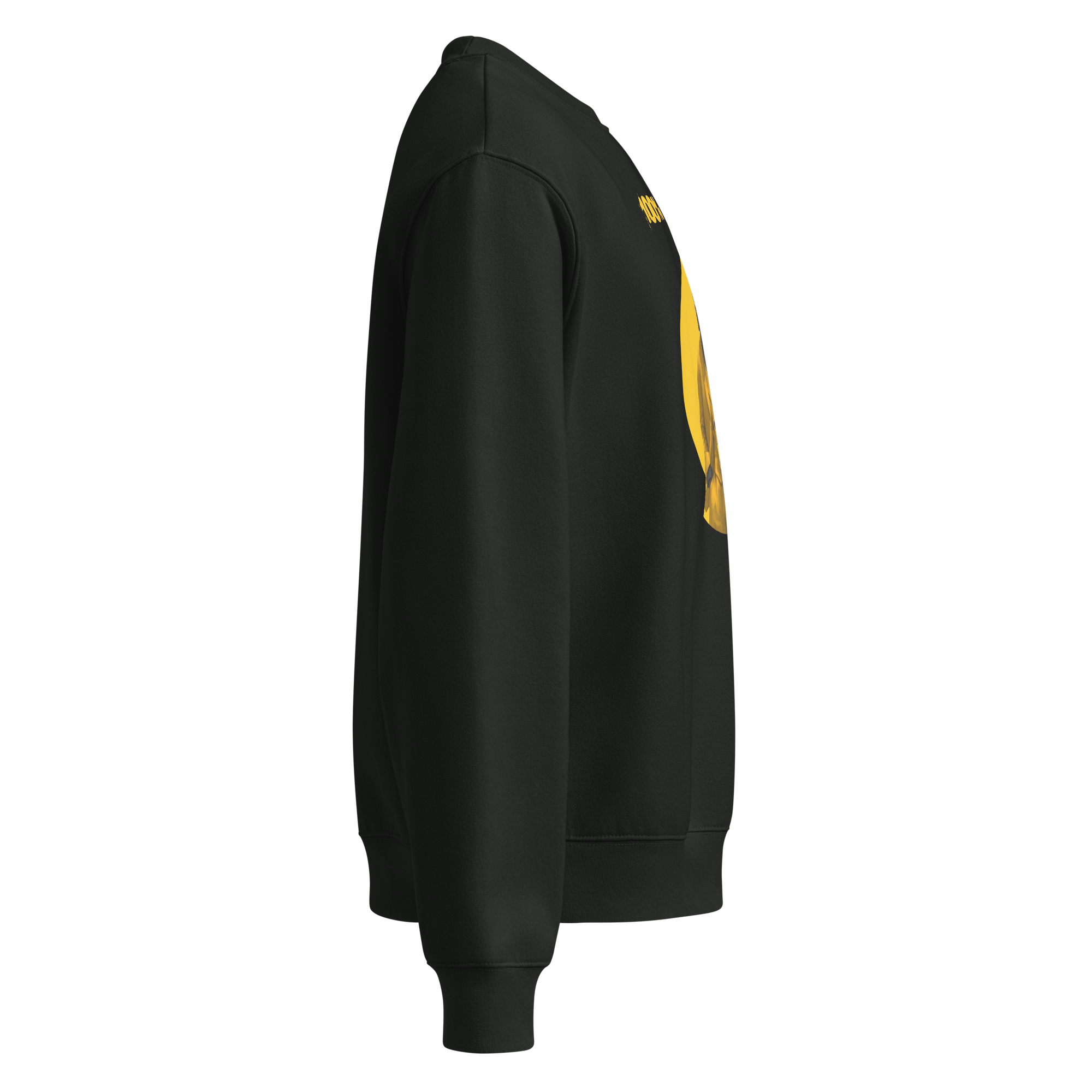 Xantho Philos™ Oversized Sweatshirt in Vintage Black for men, washed heavyweight sweatshirt with a relaxed oversized fit