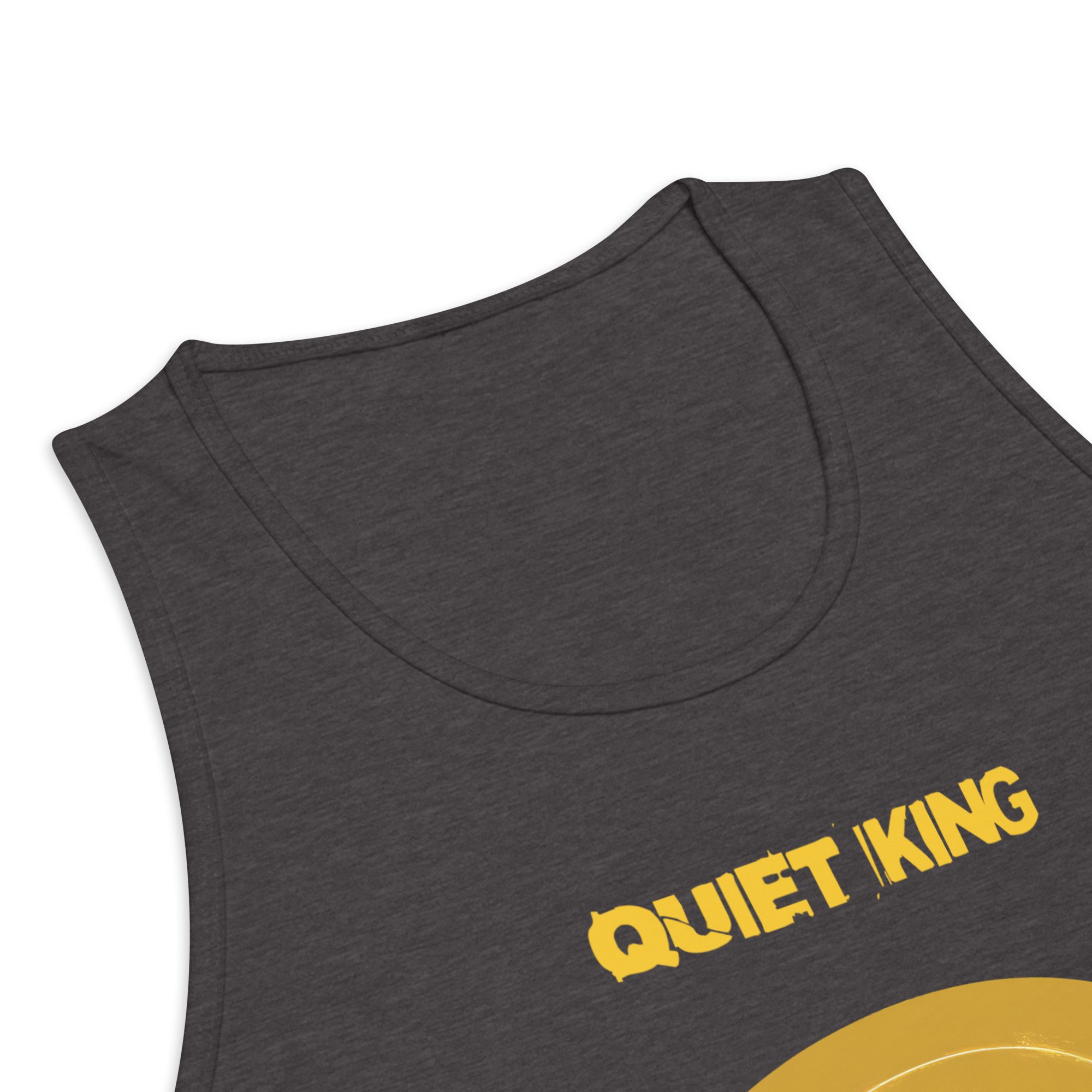 Xantho Philos™ Tank Top in Charcoal Heather for men, soft-blend tank top with a clean everyday fit