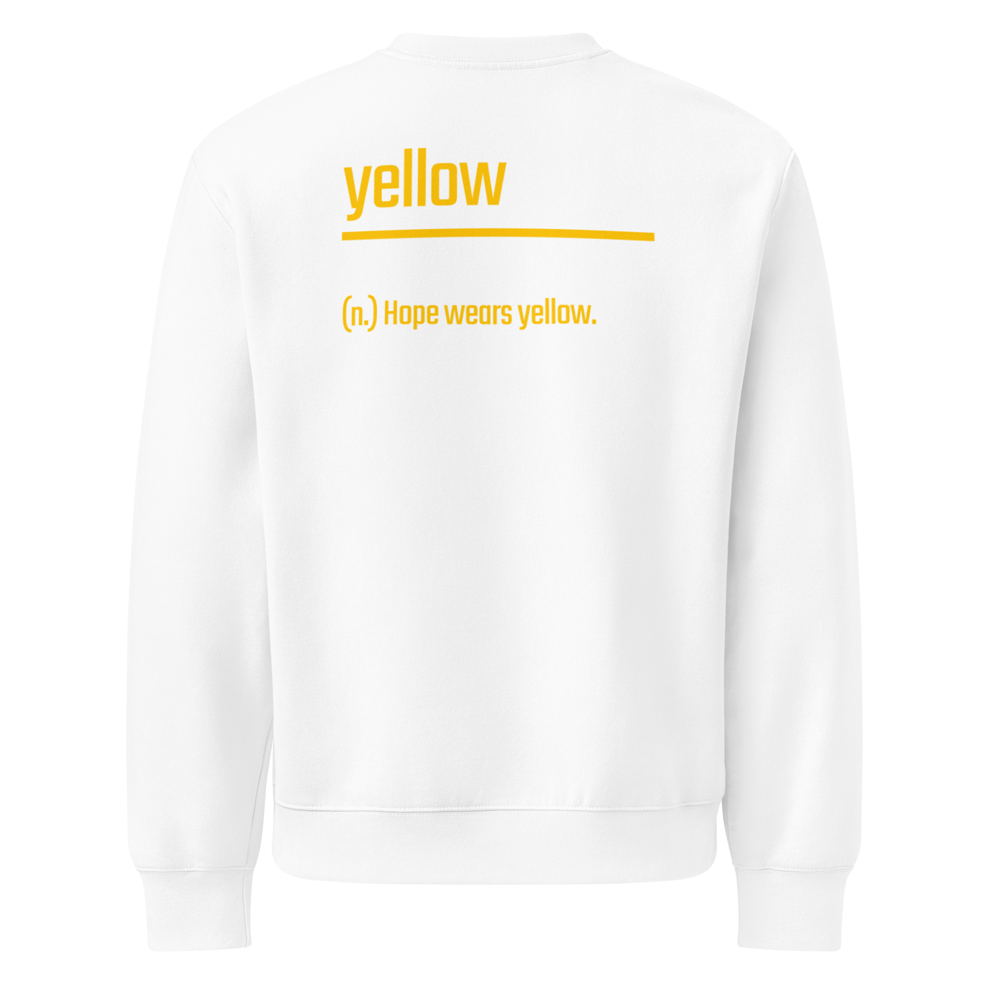 Xantho Philos™ Oversized Sweatshirt in White for men, clean minimalist sweatshirt with a premium heavyweight finish
