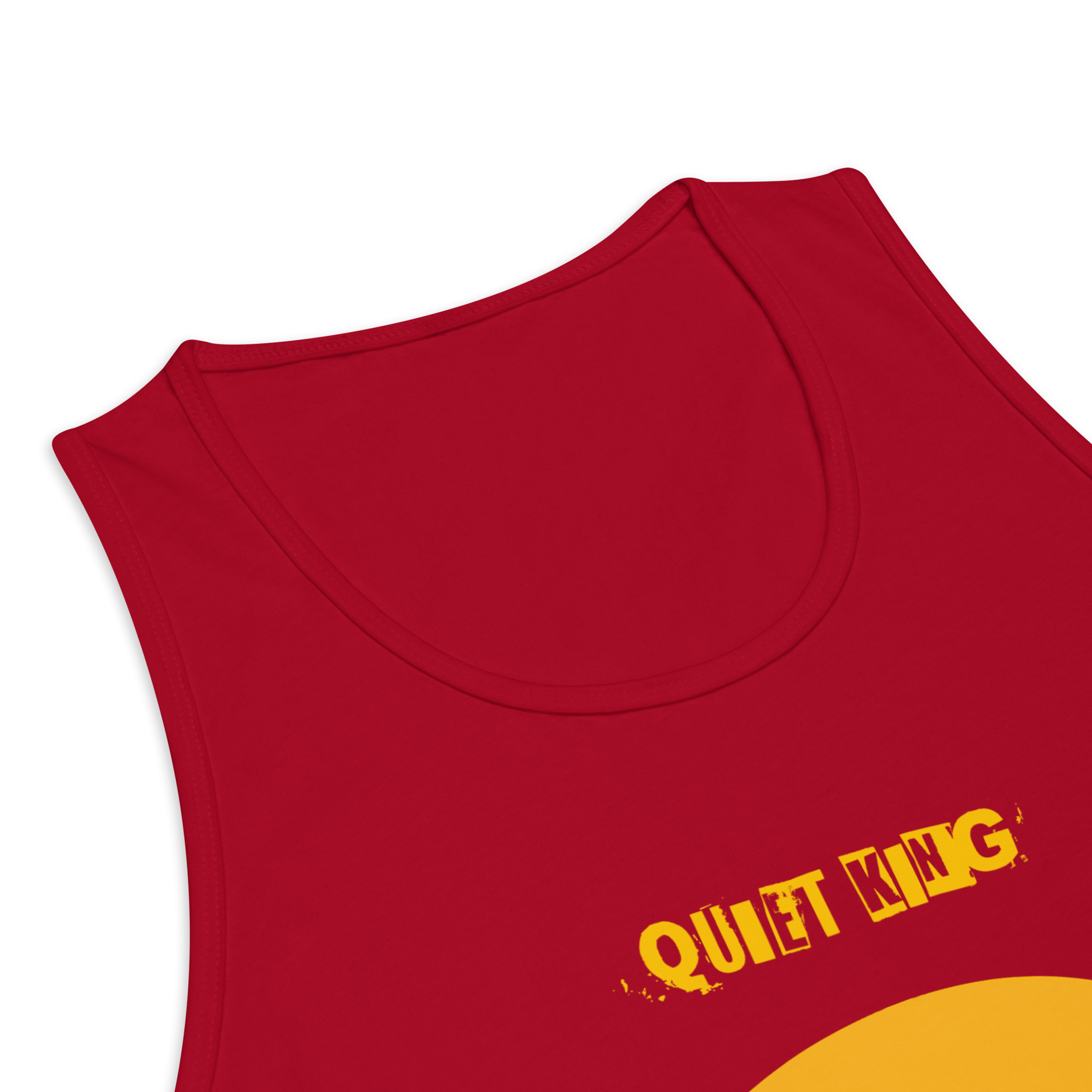 IntrovertedAlpha™ Tank Top in Red for men, bold premium tank top with lightweight streetwear style