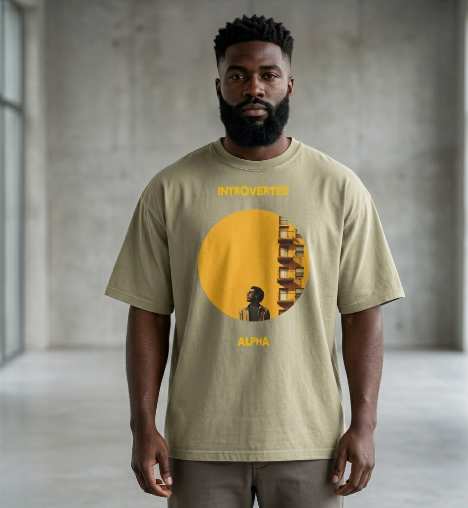 Xantho Philos™ Oversized Faded T-Shirt in Faded Eucalyptus for men, washed green oversized T-shirt with premium casual style