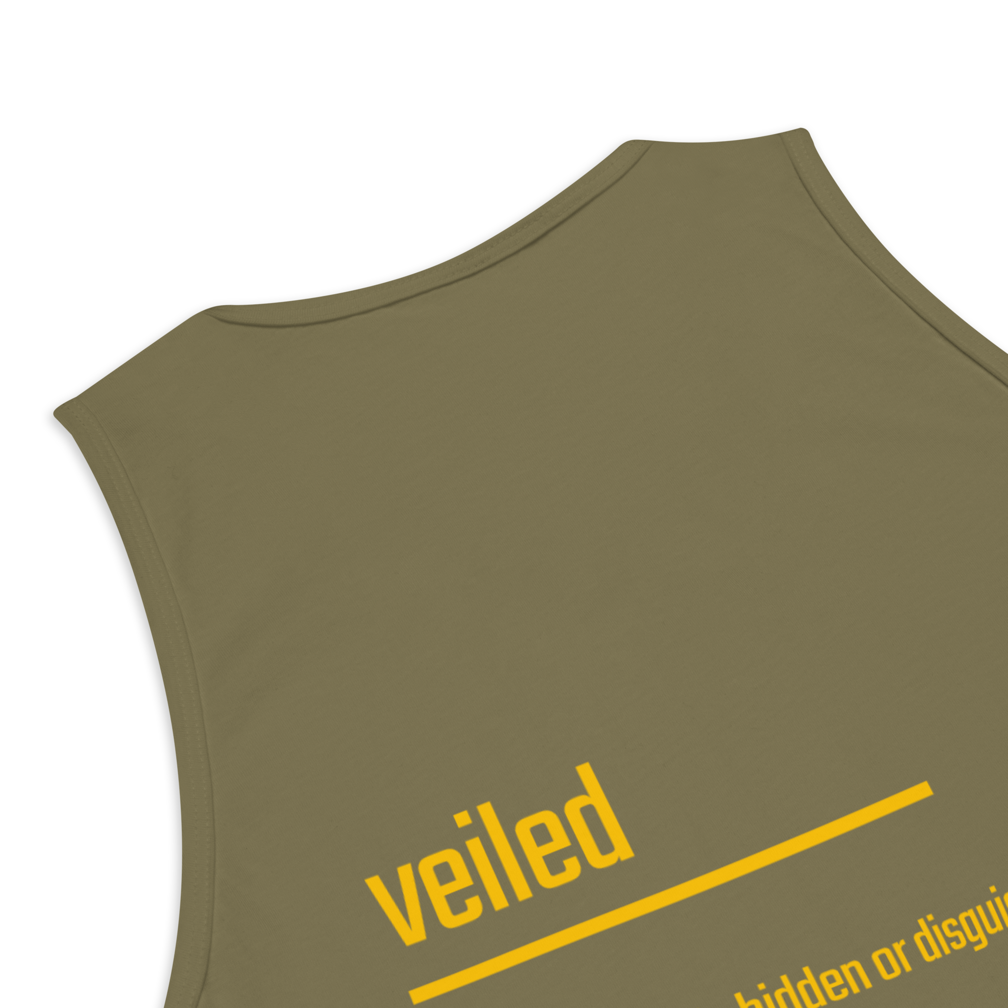 Xantho Philos™ Tank Top in Military Green for men, athletic streetwear tank with a grounded utilitarian tone