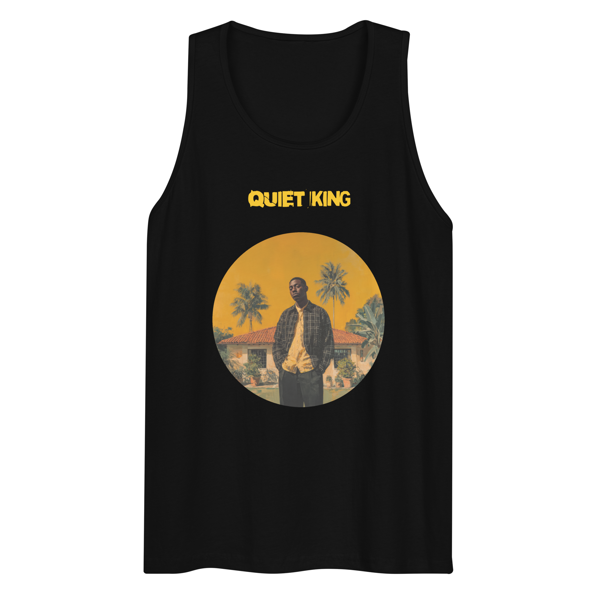 Xantho Philos™ Tank Top in Black for men, premium everyday tank with a clean athletic fit
