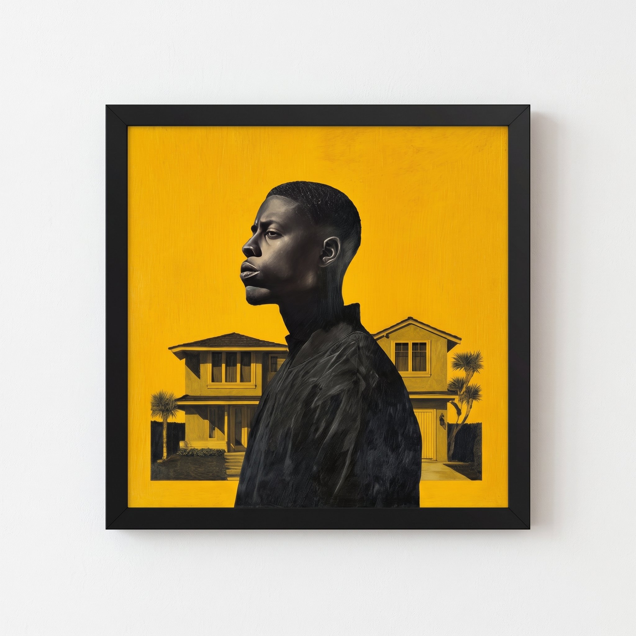 Still Becoming — Premium Luster Framed Wall Art