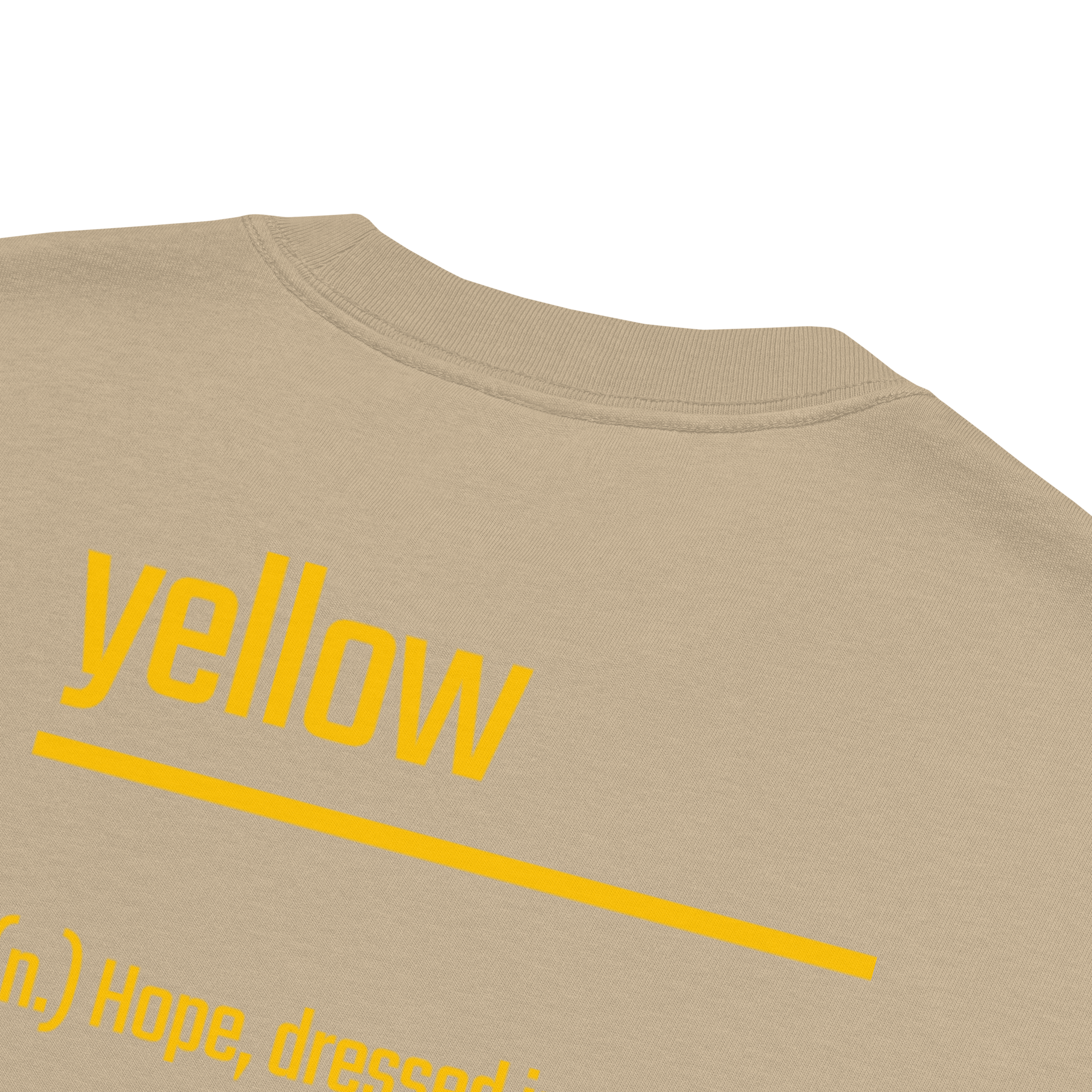 Xantho Philos™ Oversized Faded T-Shirt in Faded Khaki for men, neutral oversized T-shirt with casual streetwear style